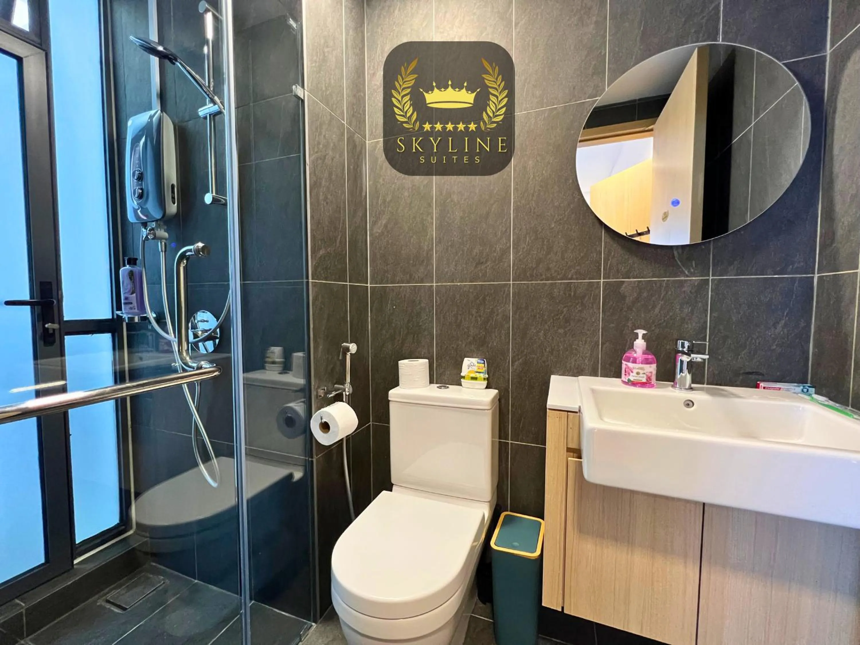 Shower in The Colony Skyline Suites KLCC