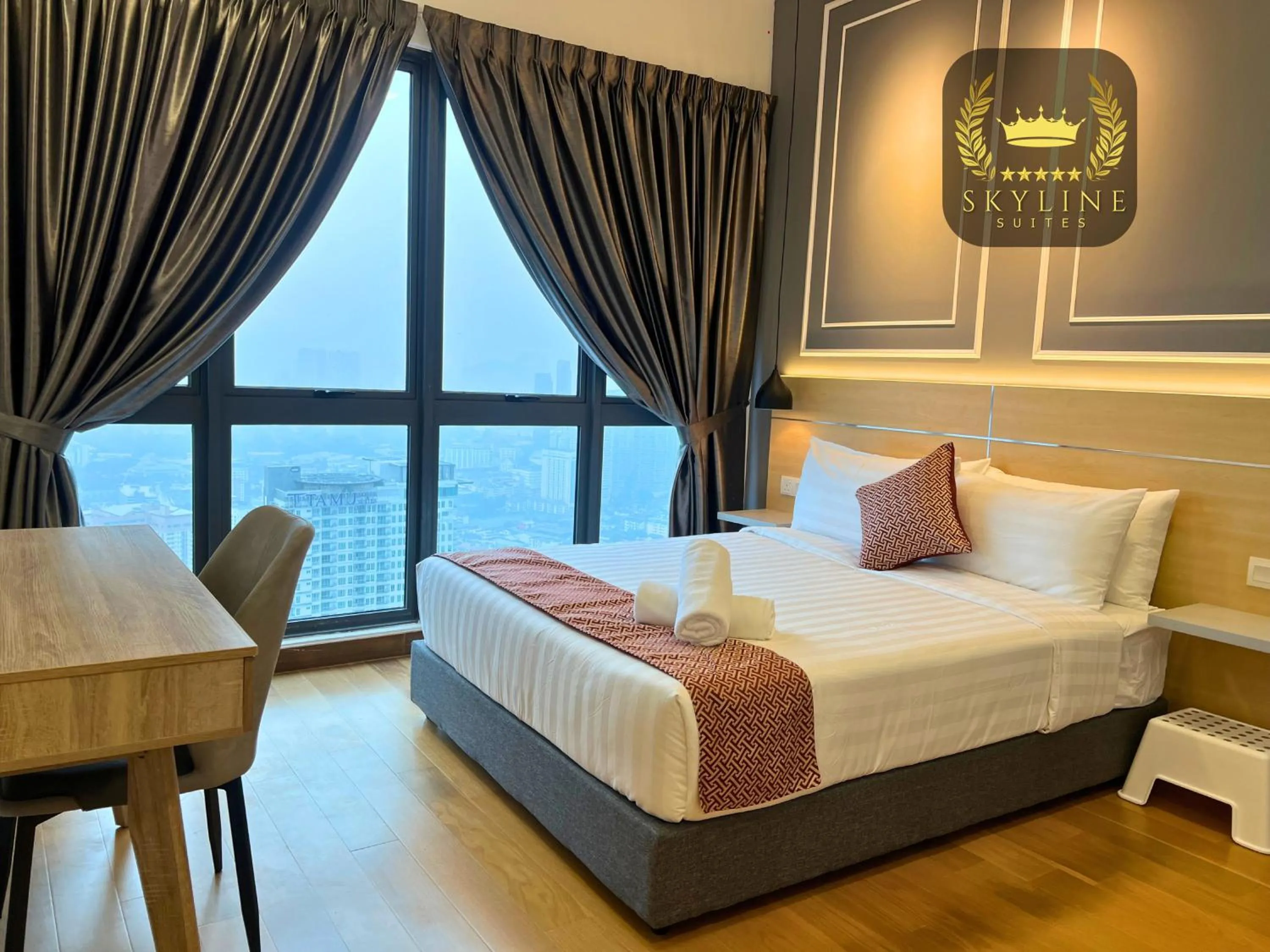 Bed in The Colony Skyline Suites KLCC