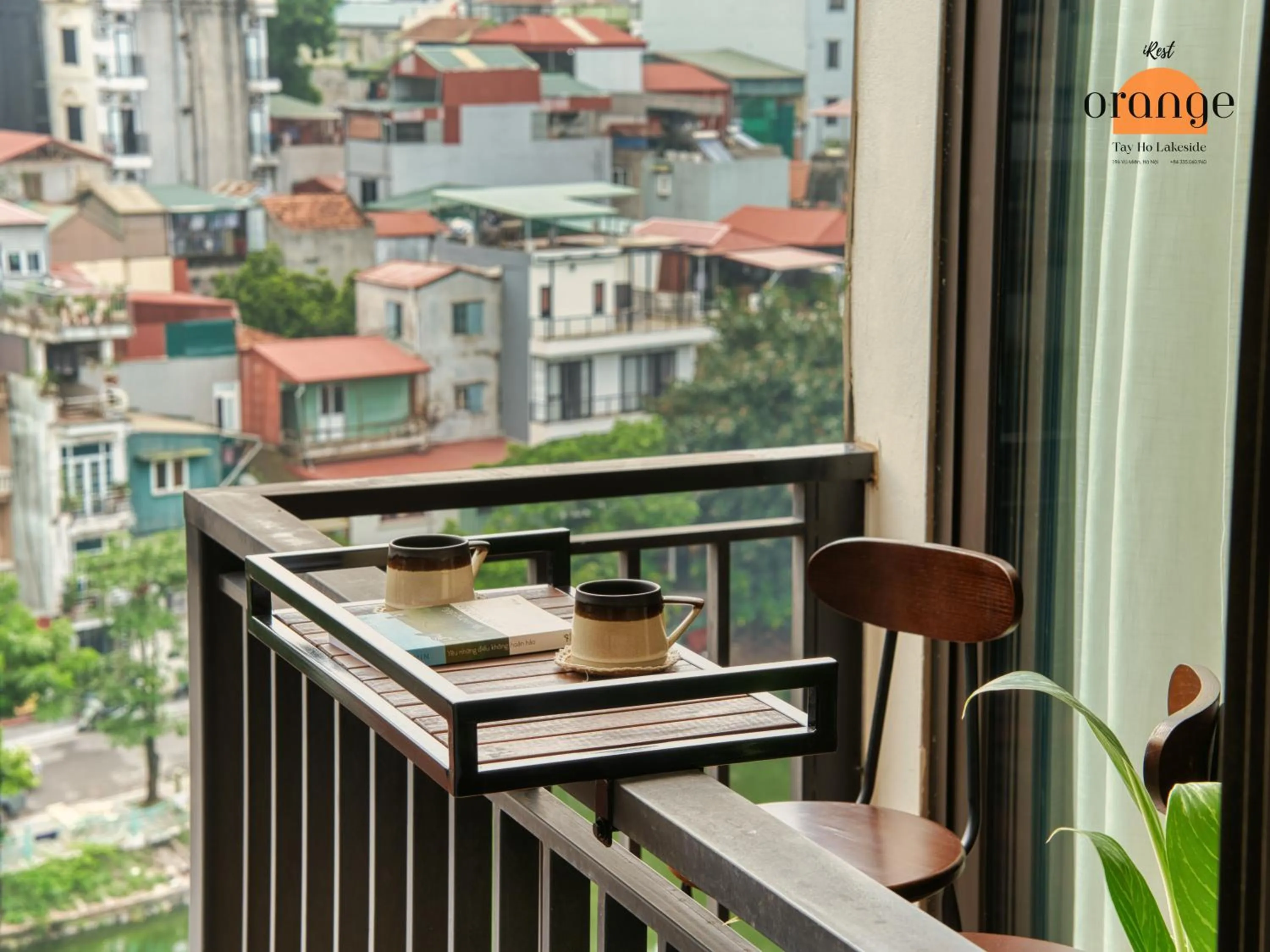 View (from property/room) in iRest Orange Tay Ho Lakeside Apartment