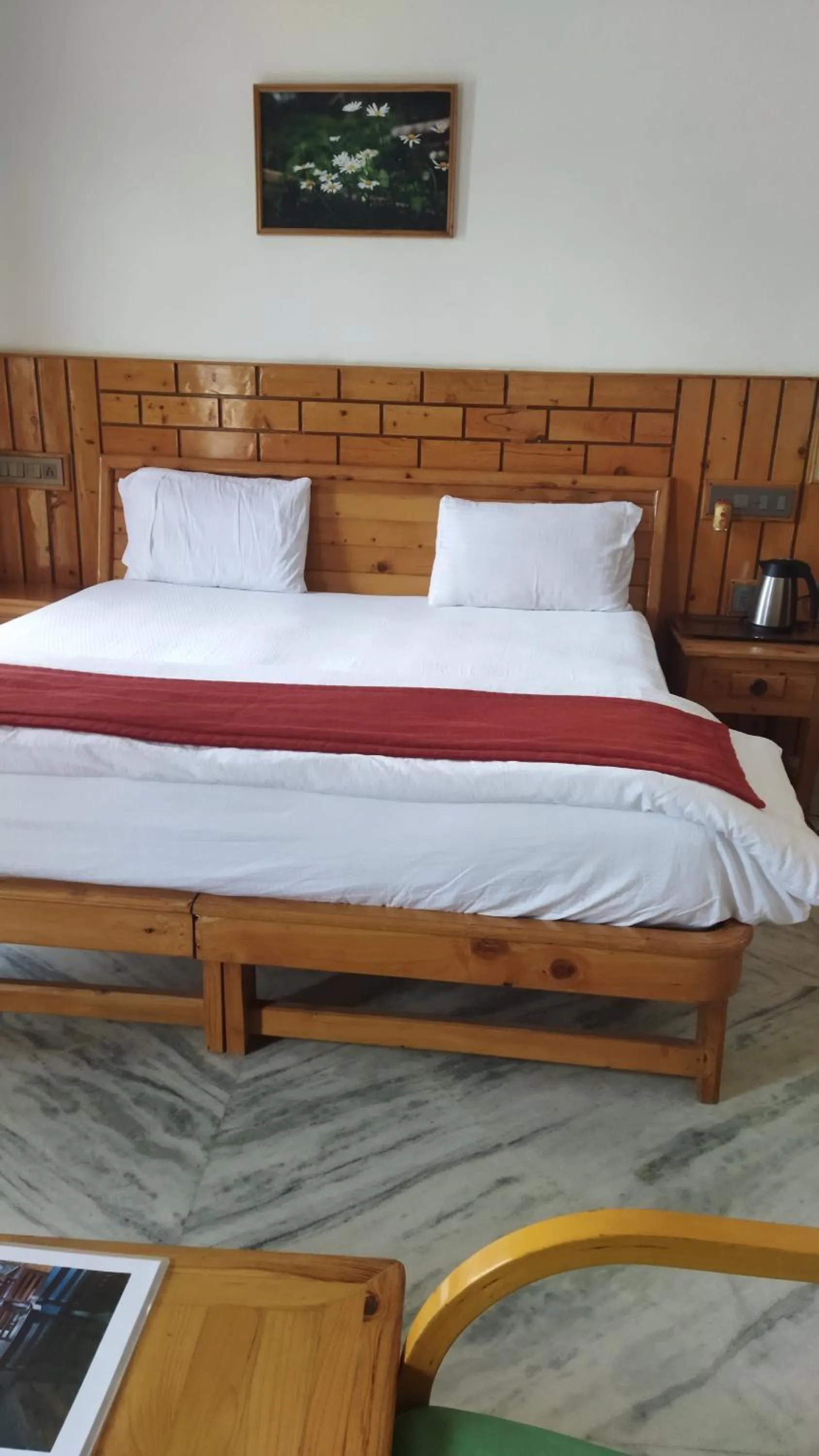 Bed in Hotel CM Palace - Pure Vegetarian