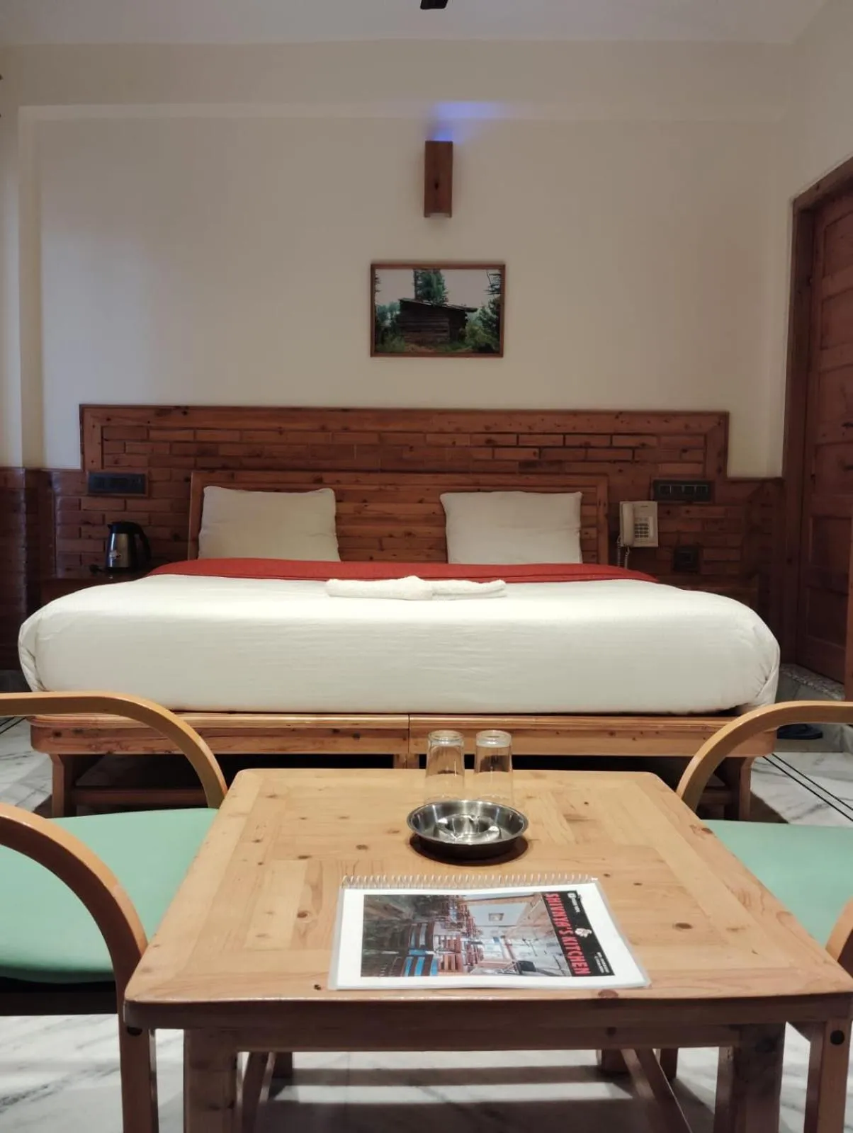 Seating area in Hotel CM Palace - Pure Vegetarian