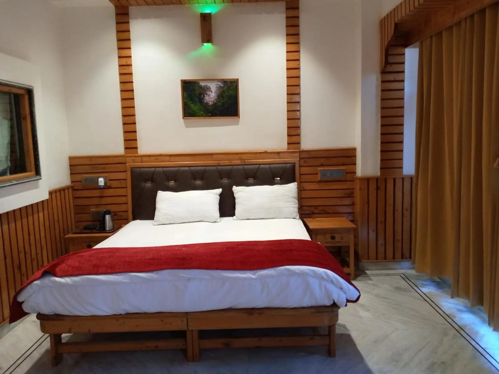 Photo of the whole room, Bed in Hotel CM Palace - Pure Vegetarian