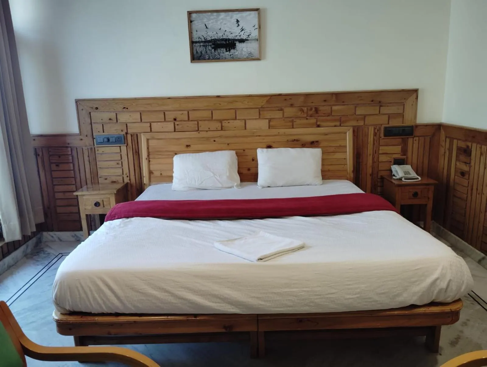 Bed in Hotel CM Palace - Pure Vegetarian