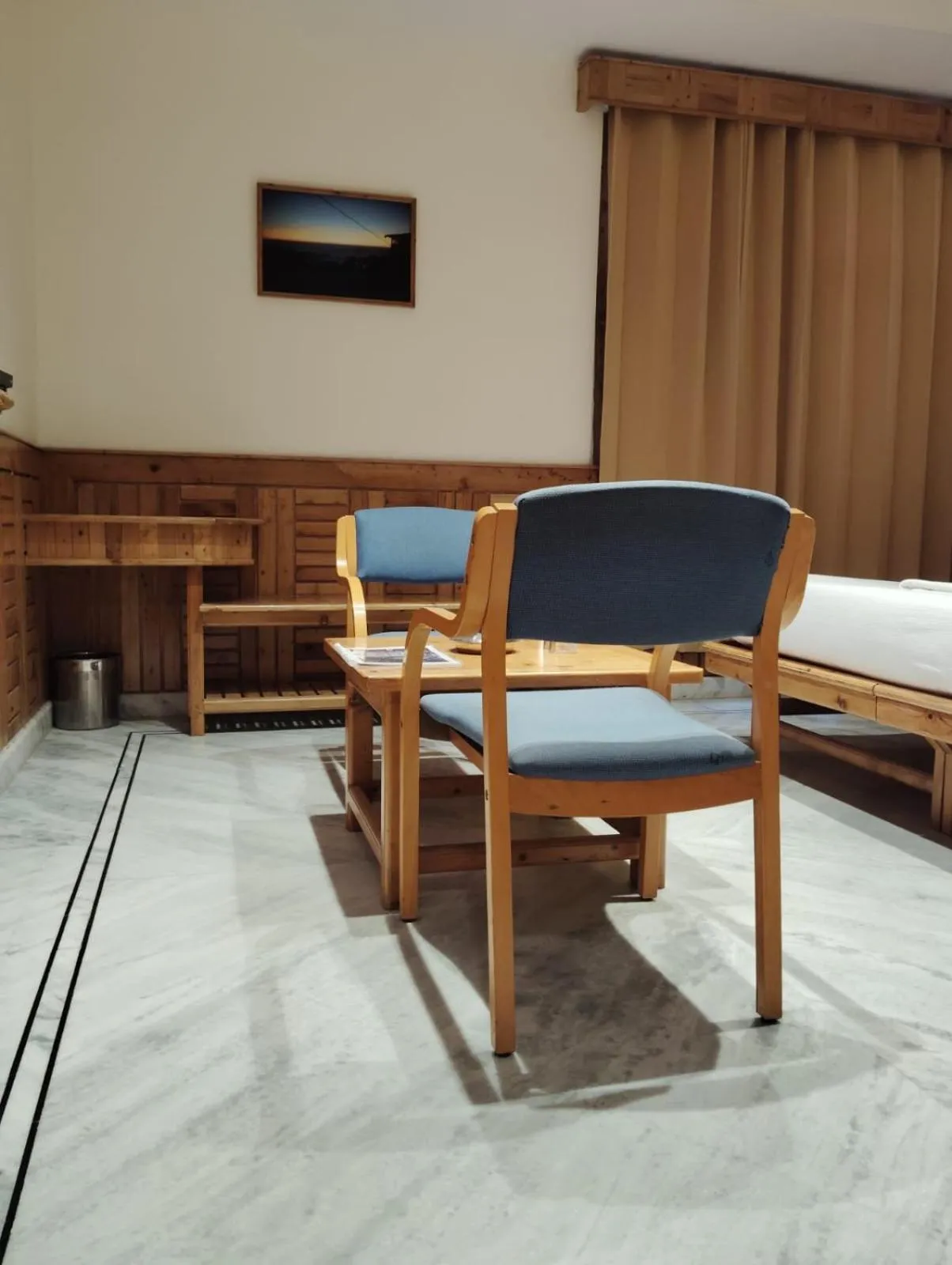 Seating area in Hotel CM Palace - Pure Vegetarian