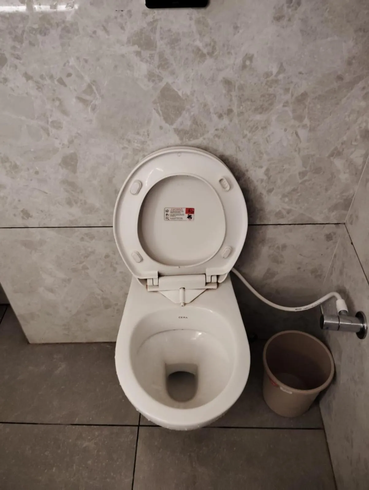 Toilet in Hotel CM Palace - Pure Vegetarian