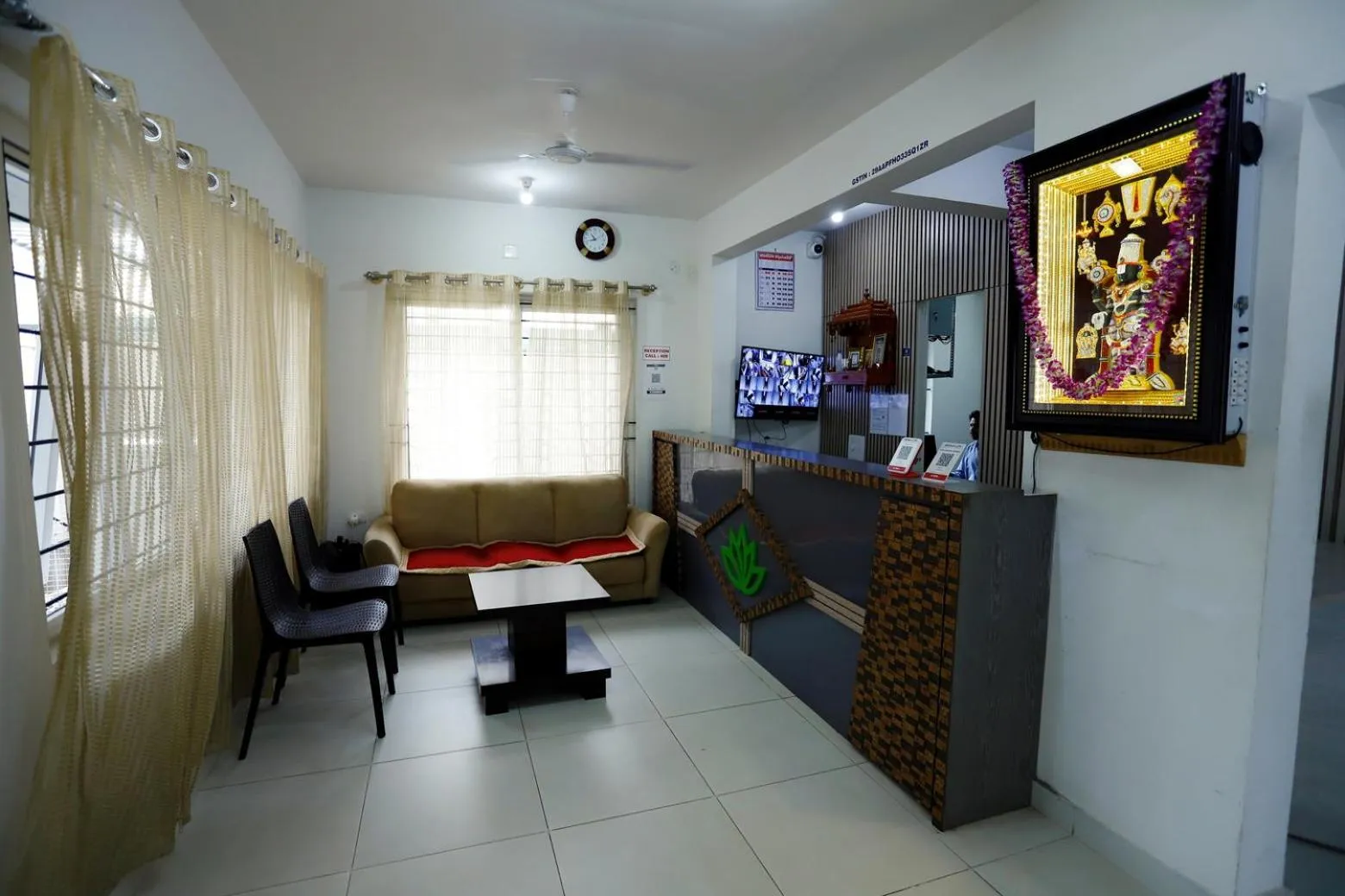 Lobby or reception in Hotel Gurudev Residency