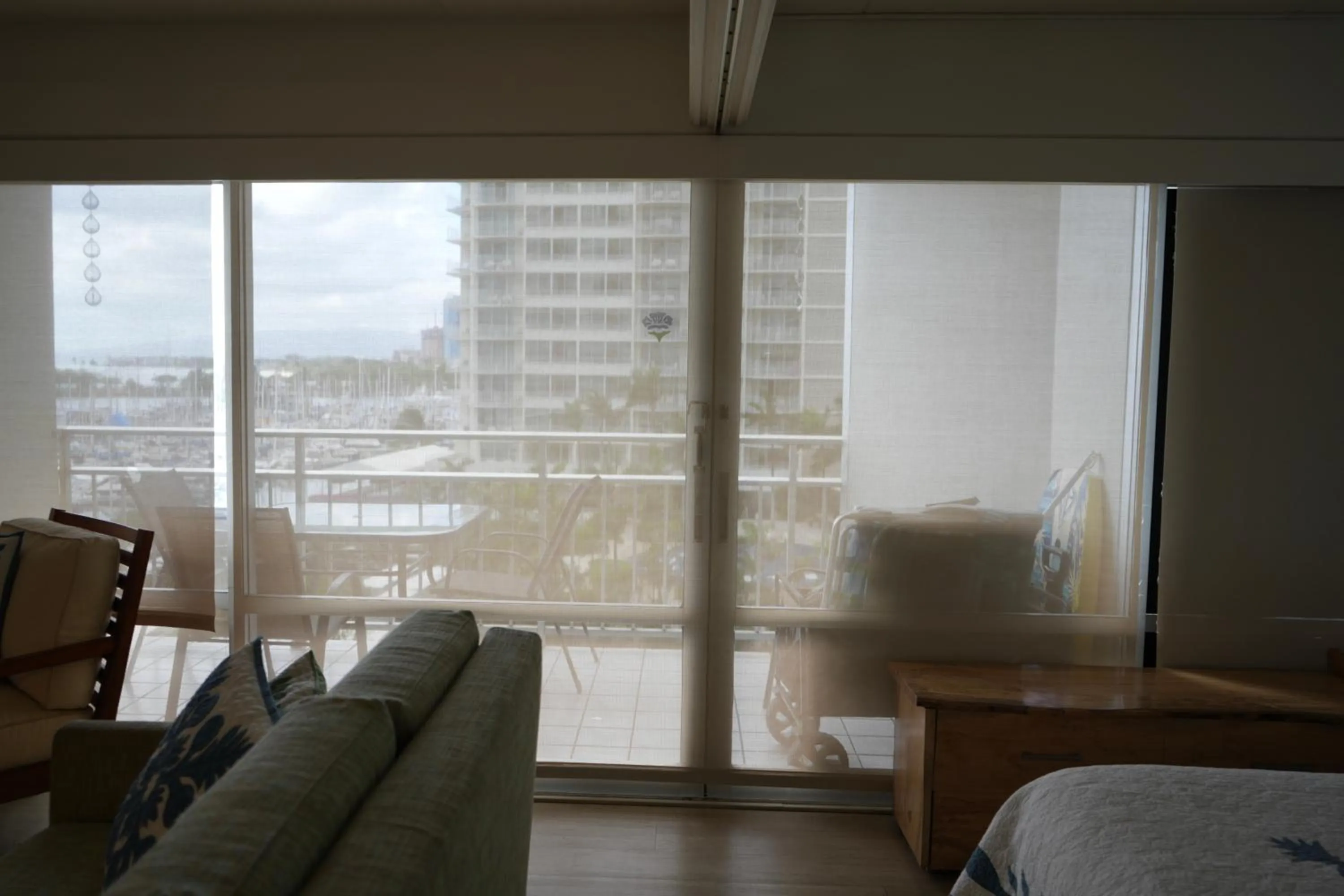 Balcony/Terrace in Ilikai Hotel Condo with Kitchen and Ocean View