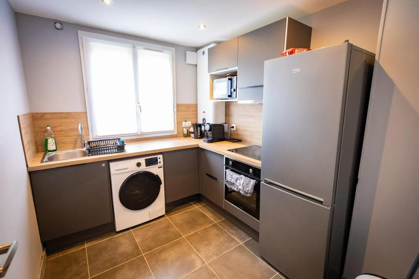 Kitchen or kitchenette in Résidence Hermès Paris Orly Aéroport