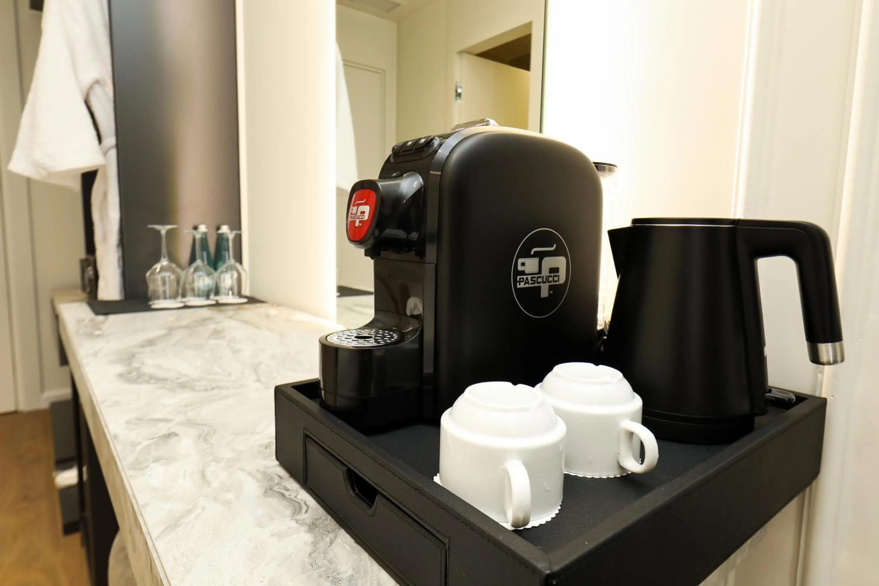 Coffee/tea facilities in Hotel Adore