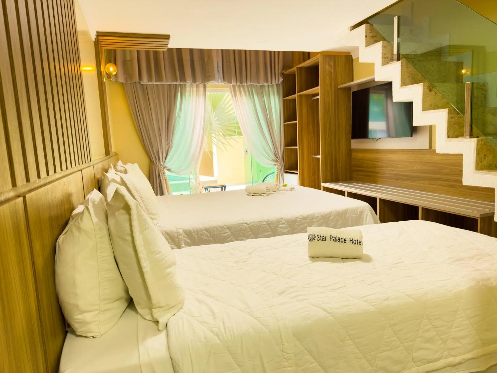 Bed in Star Palace Hotel Jeri