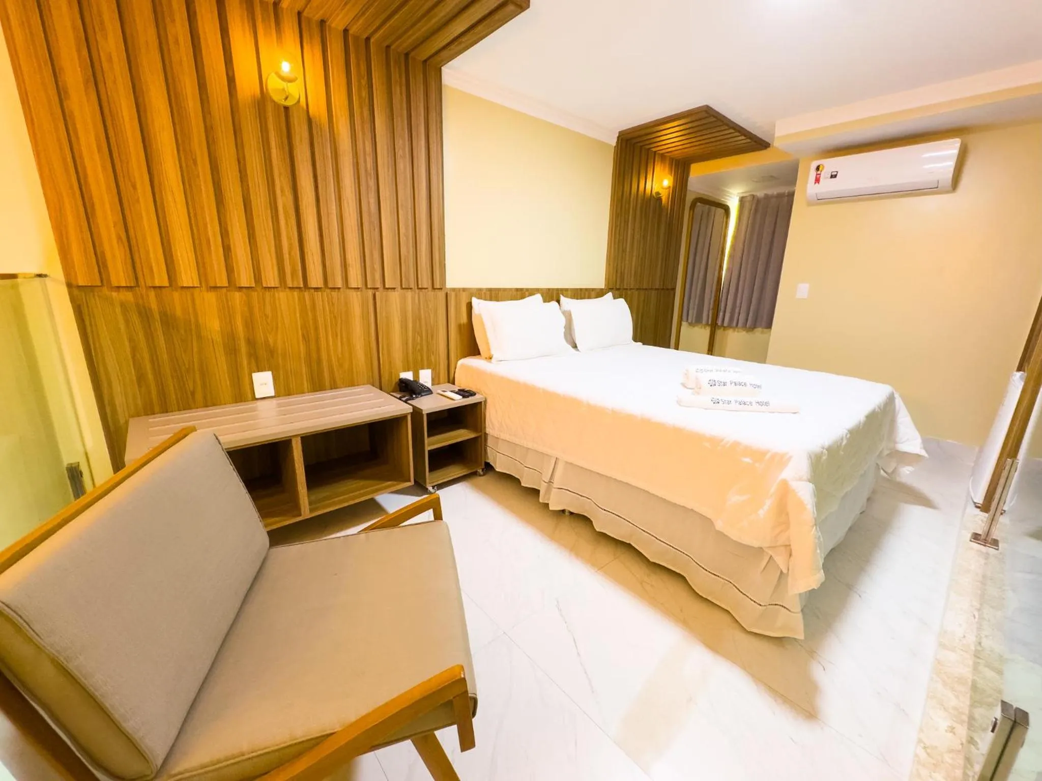 View (from property/room), Bed in Star Palace Hotel Jeri