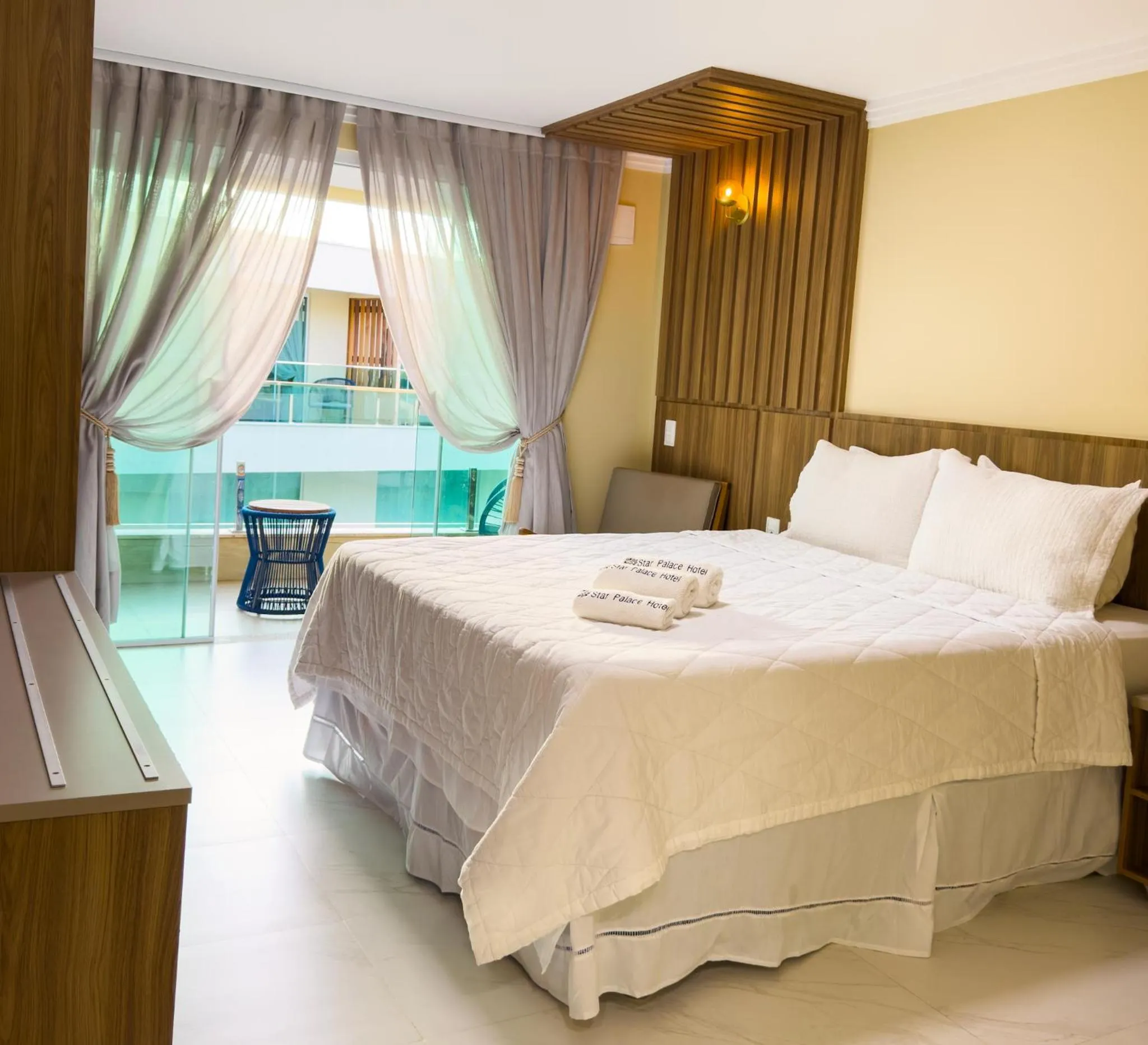 Bed in Star Palace Hotel Jeri