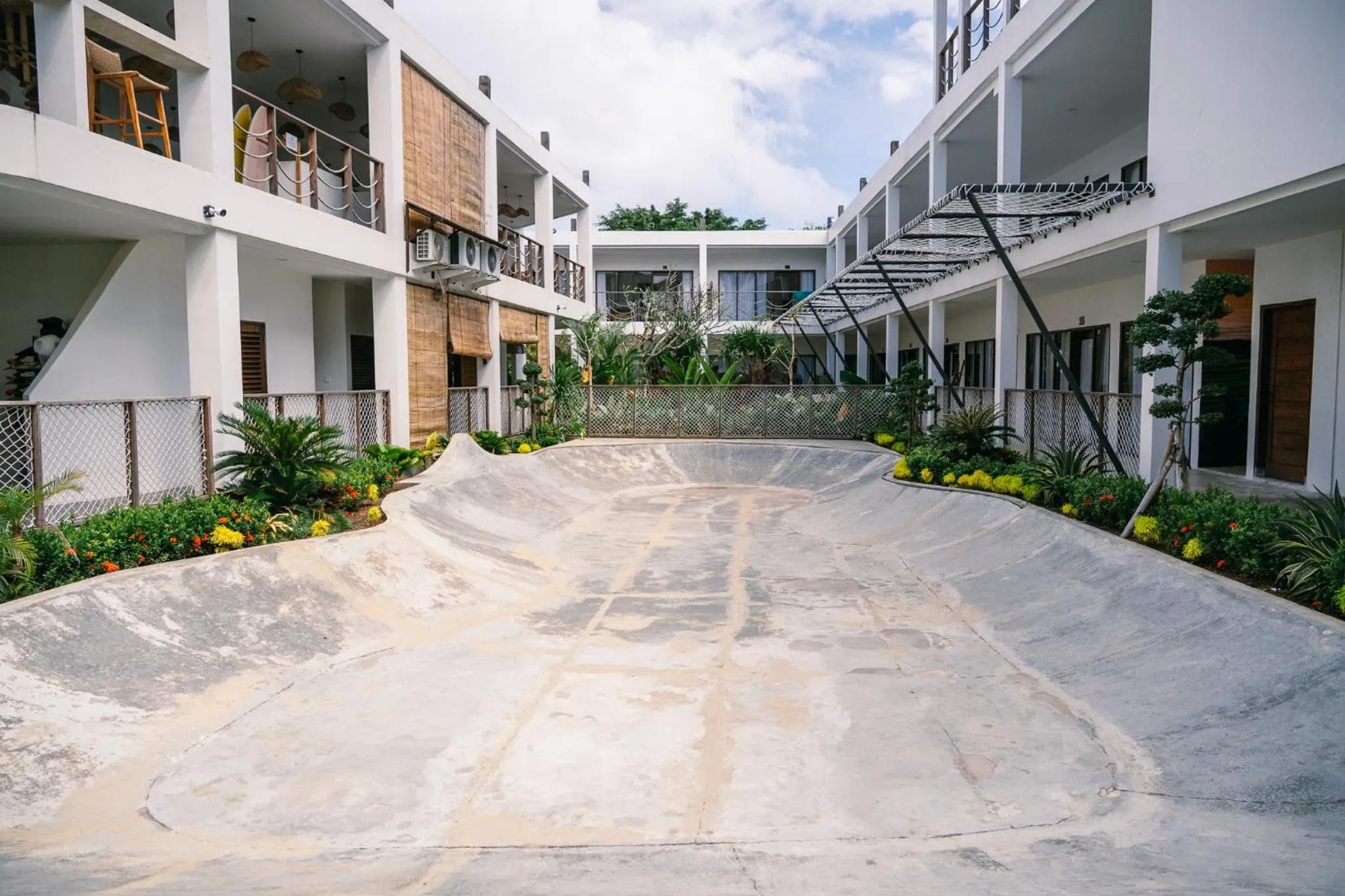 Property building in Kala Surf Camp