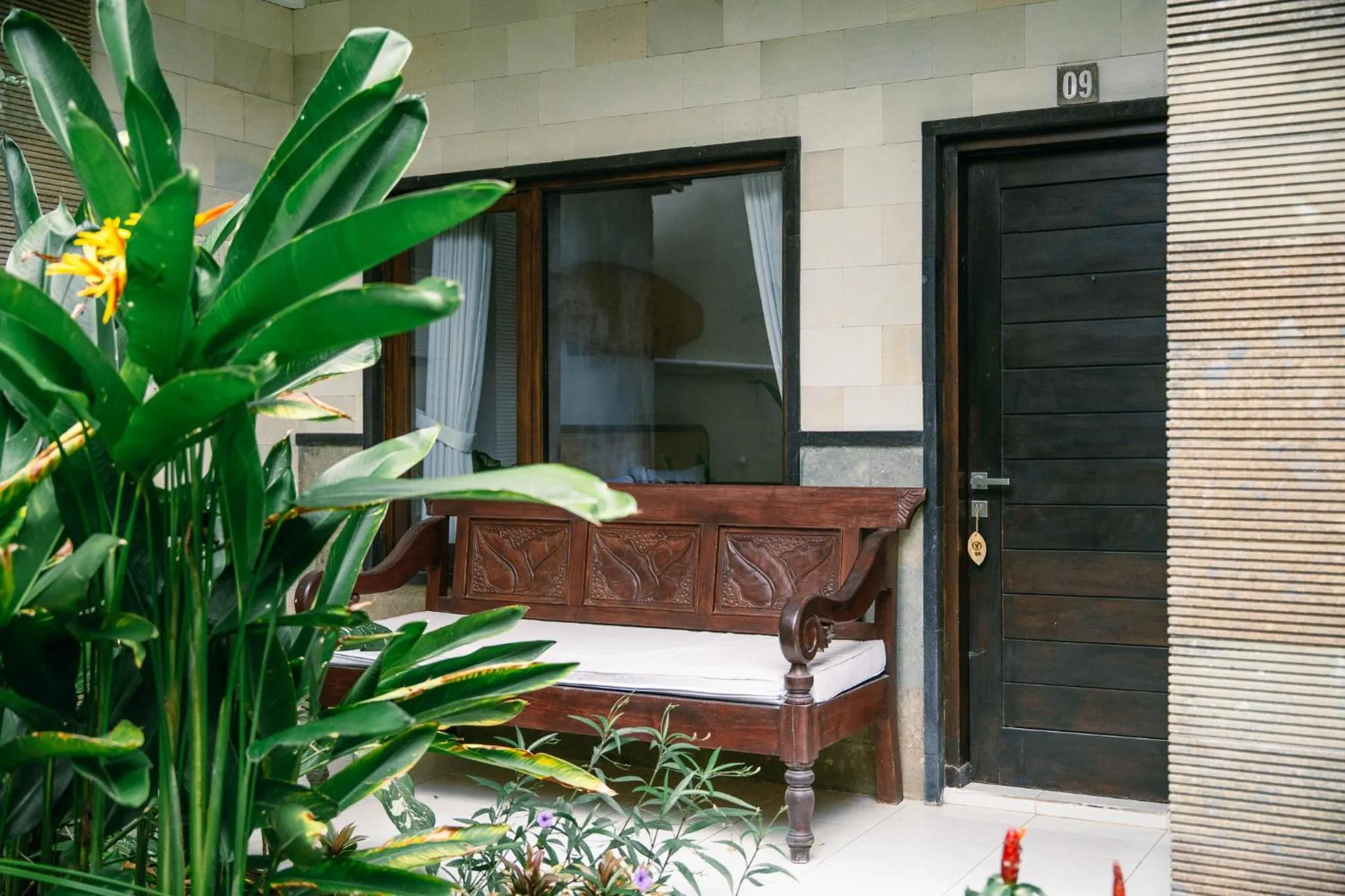 Garden in Kala Surf Camp