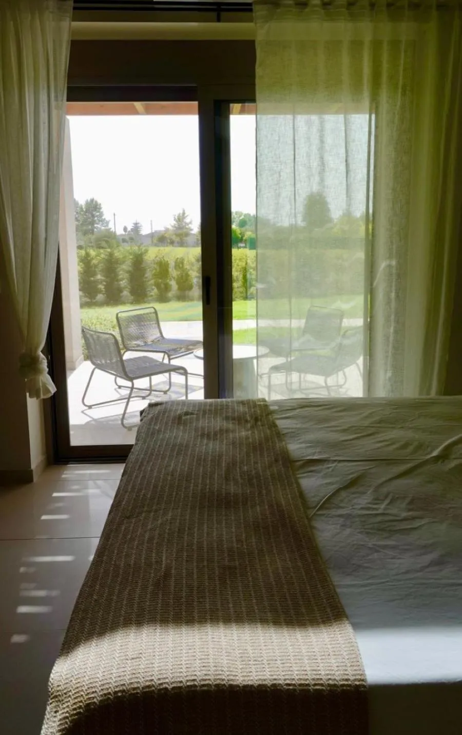 Garden, Bed in Pnoe Eco Residences