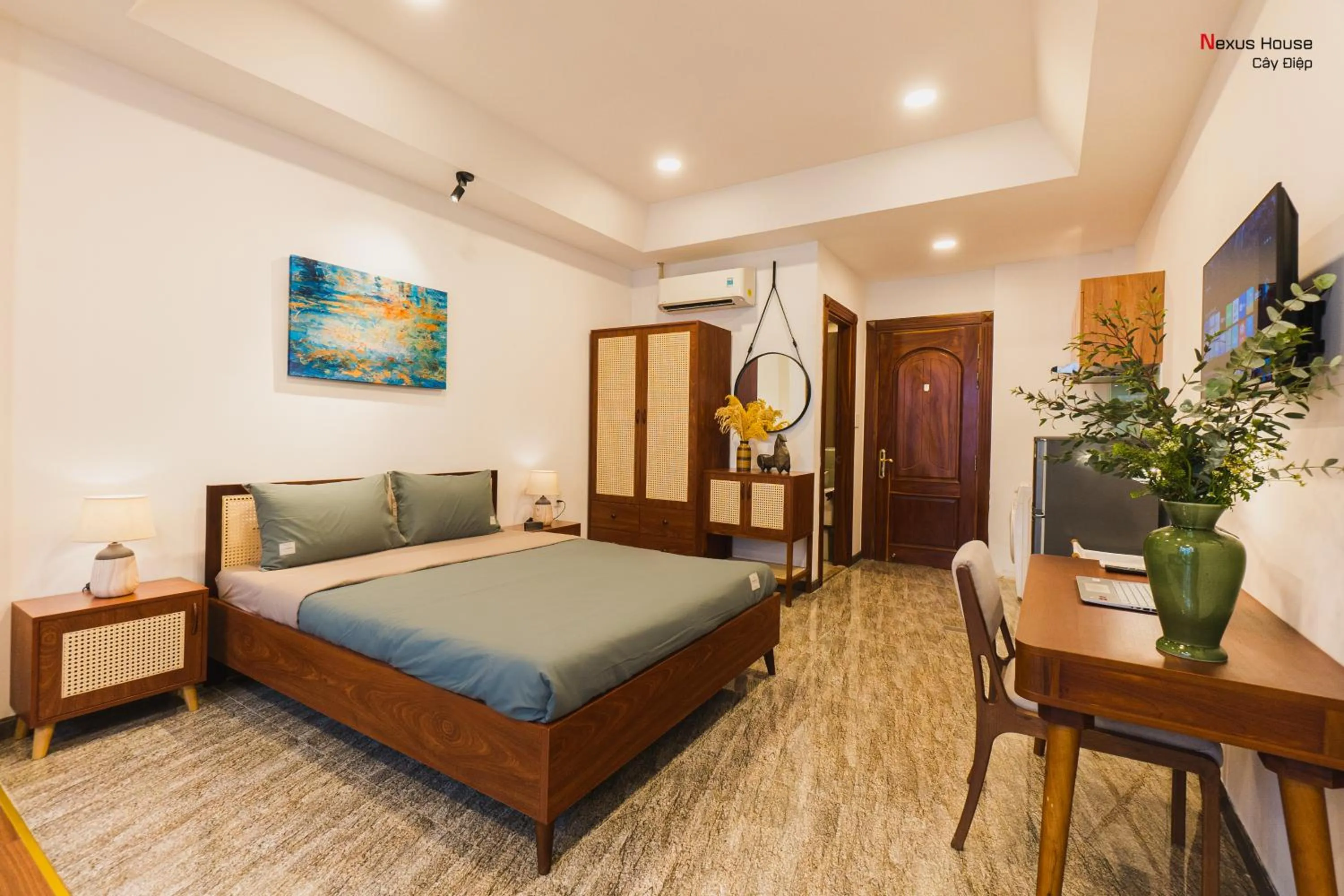 Communal lounge/ TV room, Bed in Nexus House Cay Diep - Near Independence Palace
