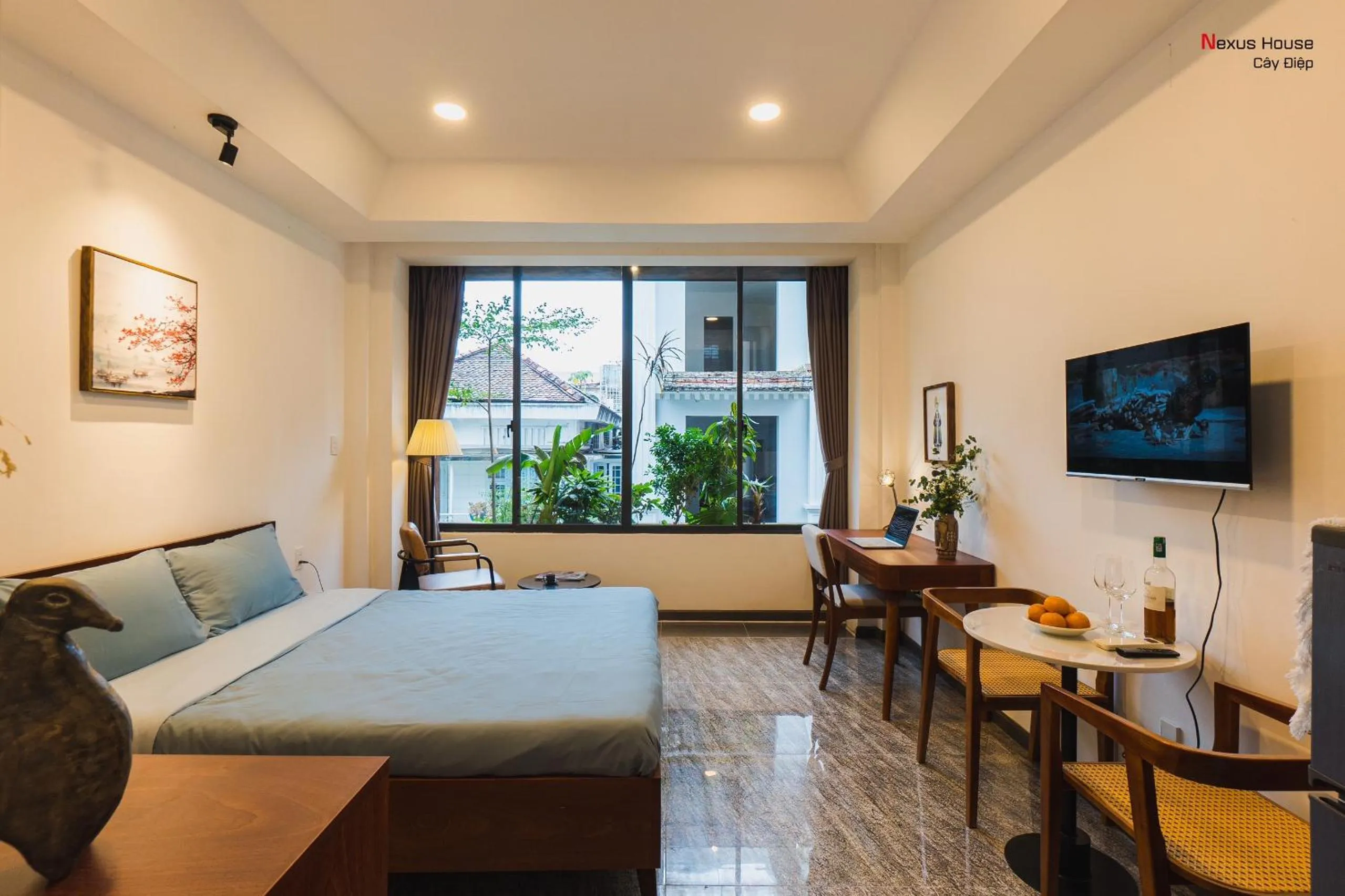 Photo of the whole room, Bed in Nexus House Cay Diep - Near Independence Palace