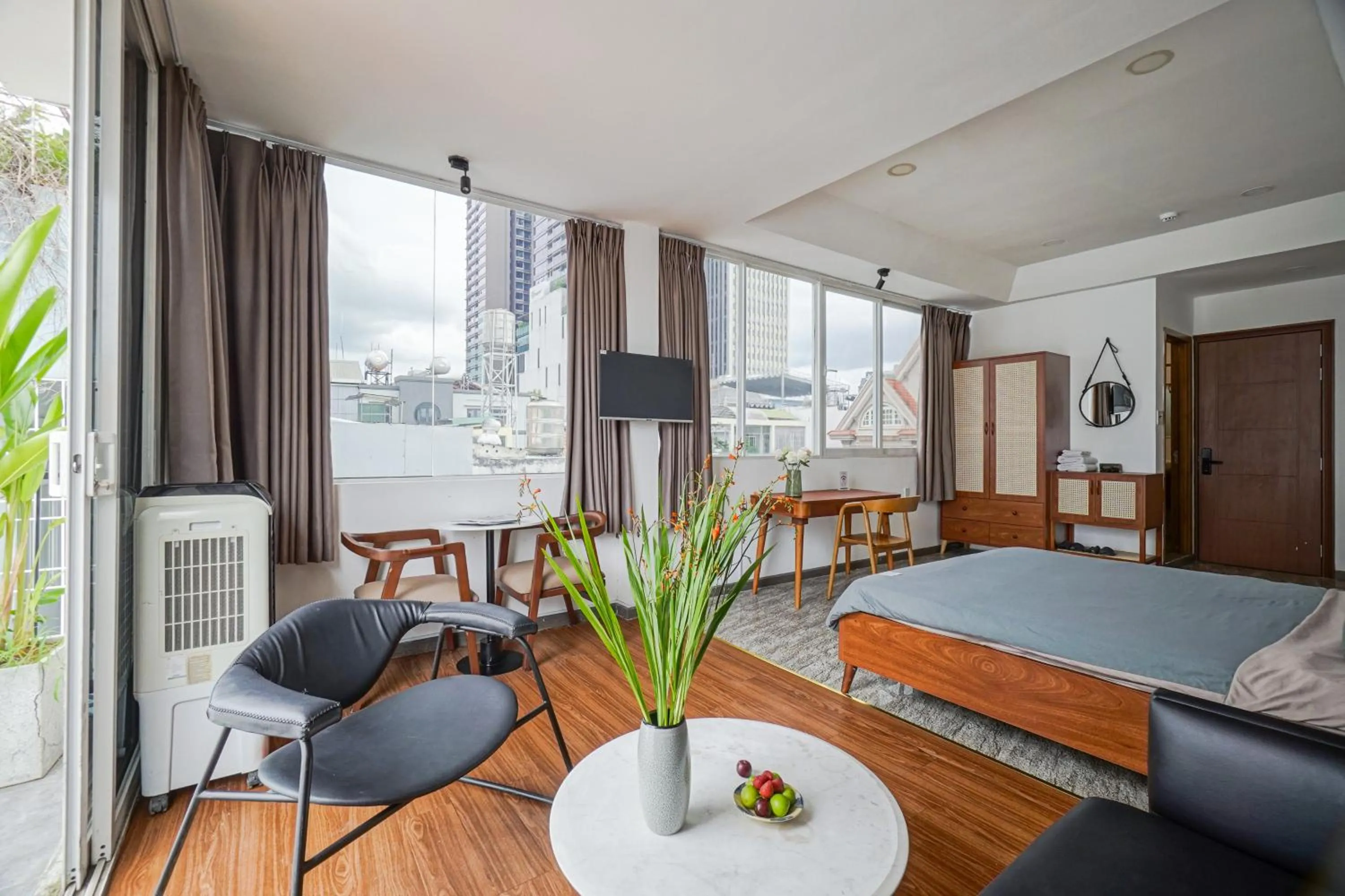 Seating area, Bed in Nexus House Cay Diep - Near Independence Palace