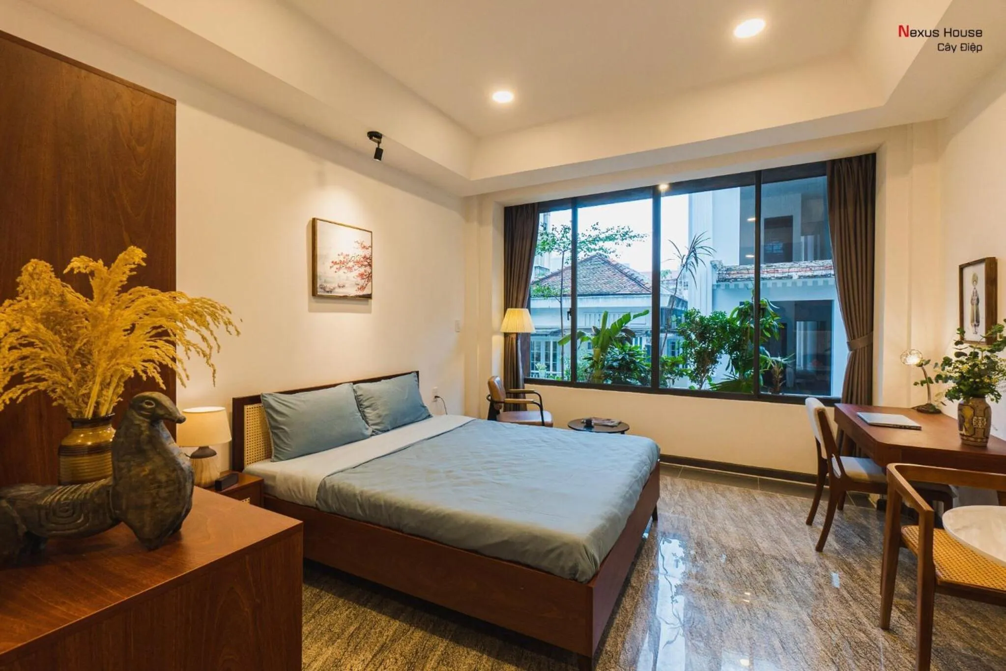 Living room, Bed in Nexus House Cay Diep - Near Independence Palace