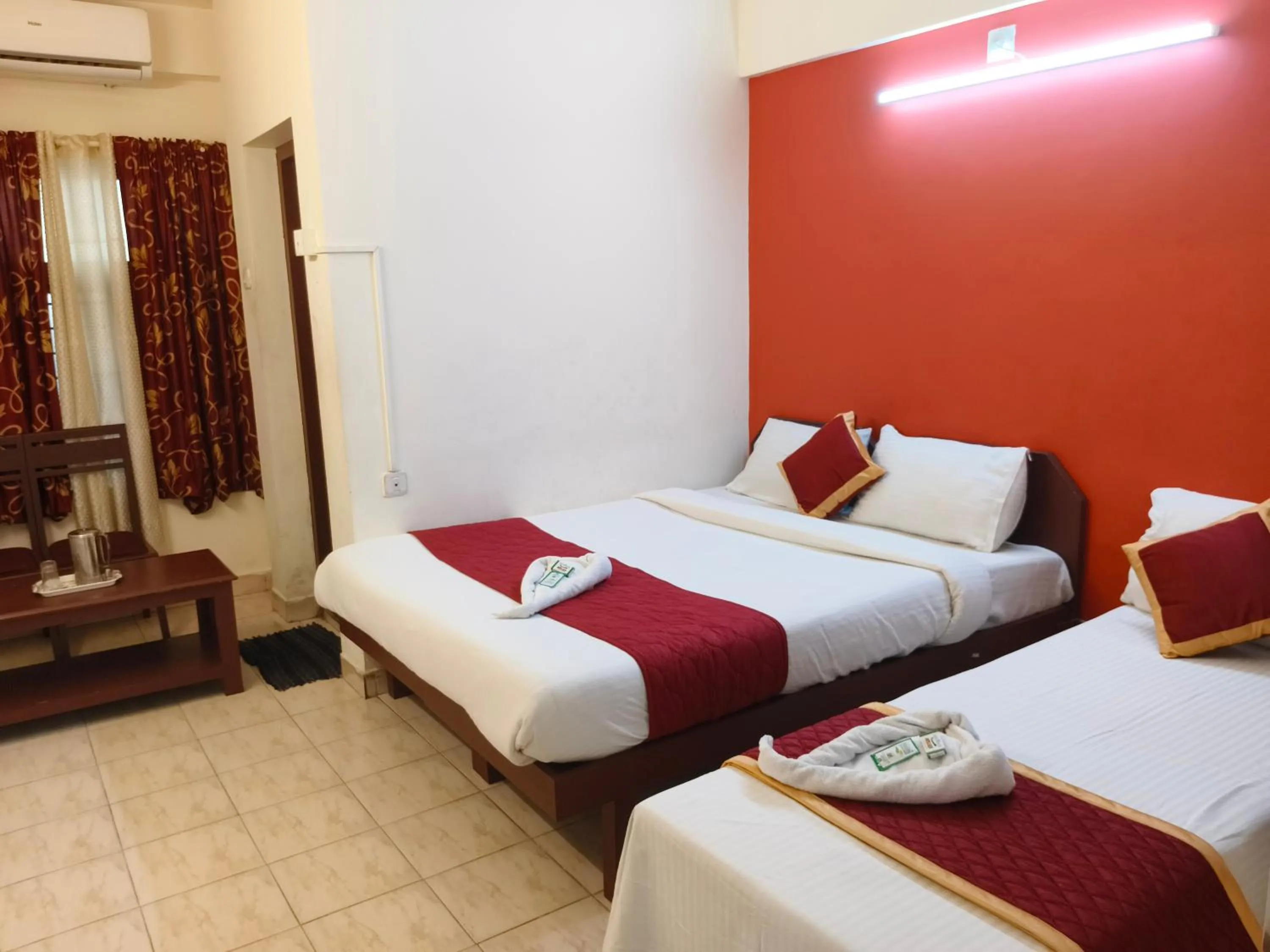 Bed in Hotel Gamas Inn