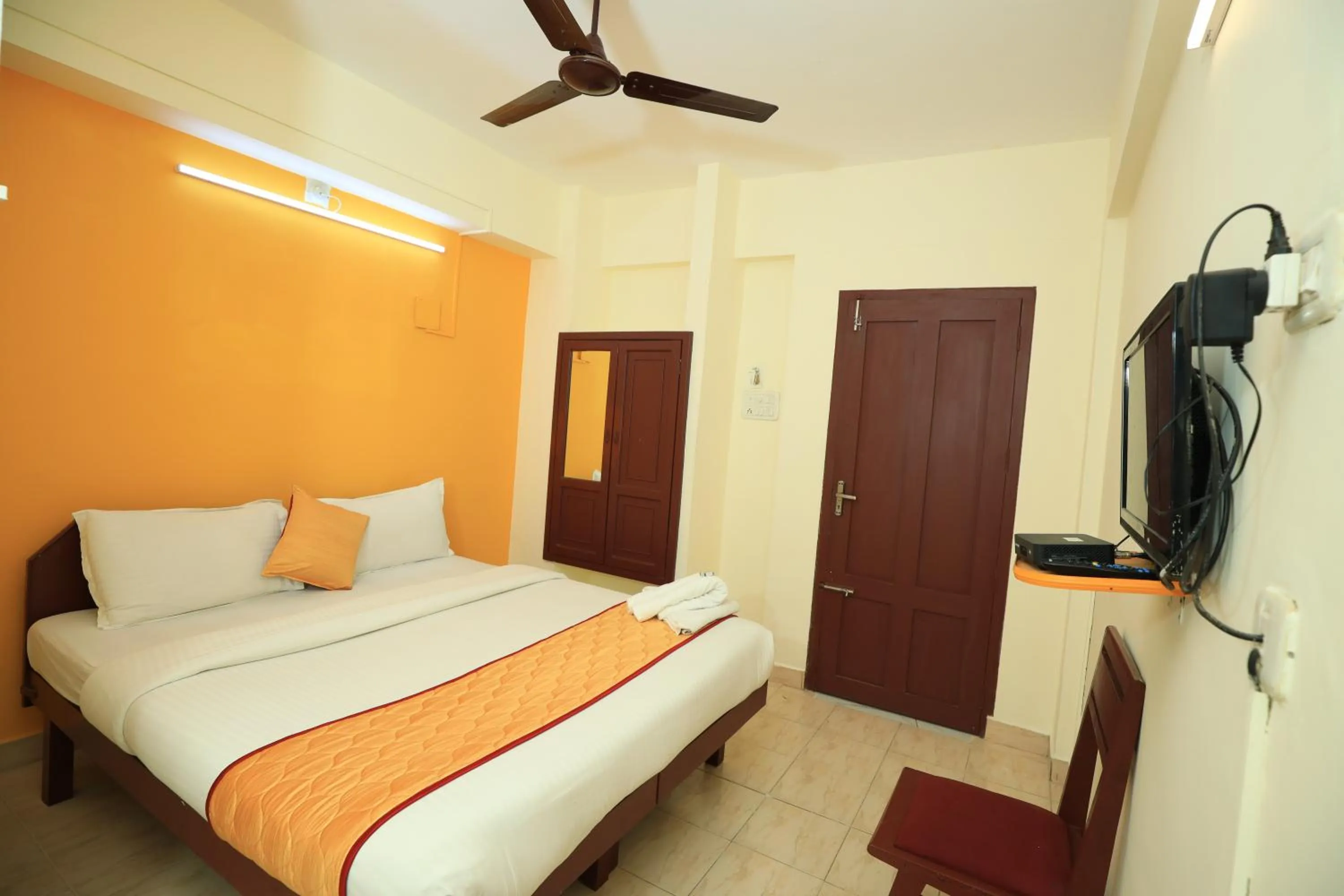 Bed in Hotel Gamas Inn