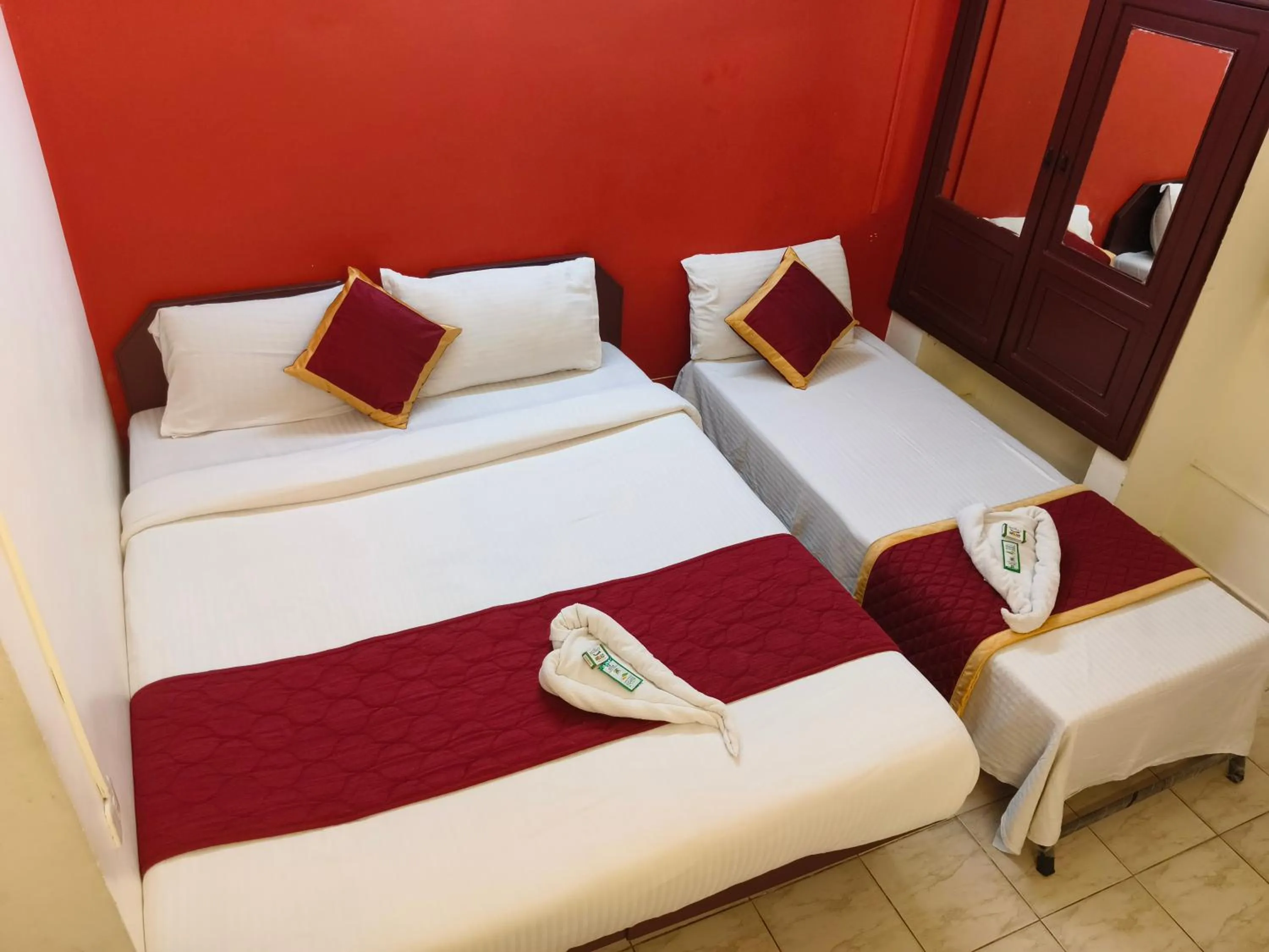 Bed in Hotel Gamas Inn