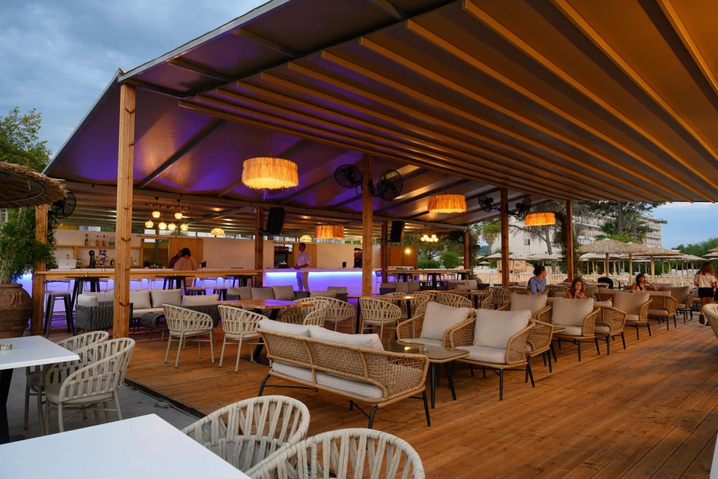 Seating area in Ninos Grand Beach Resort