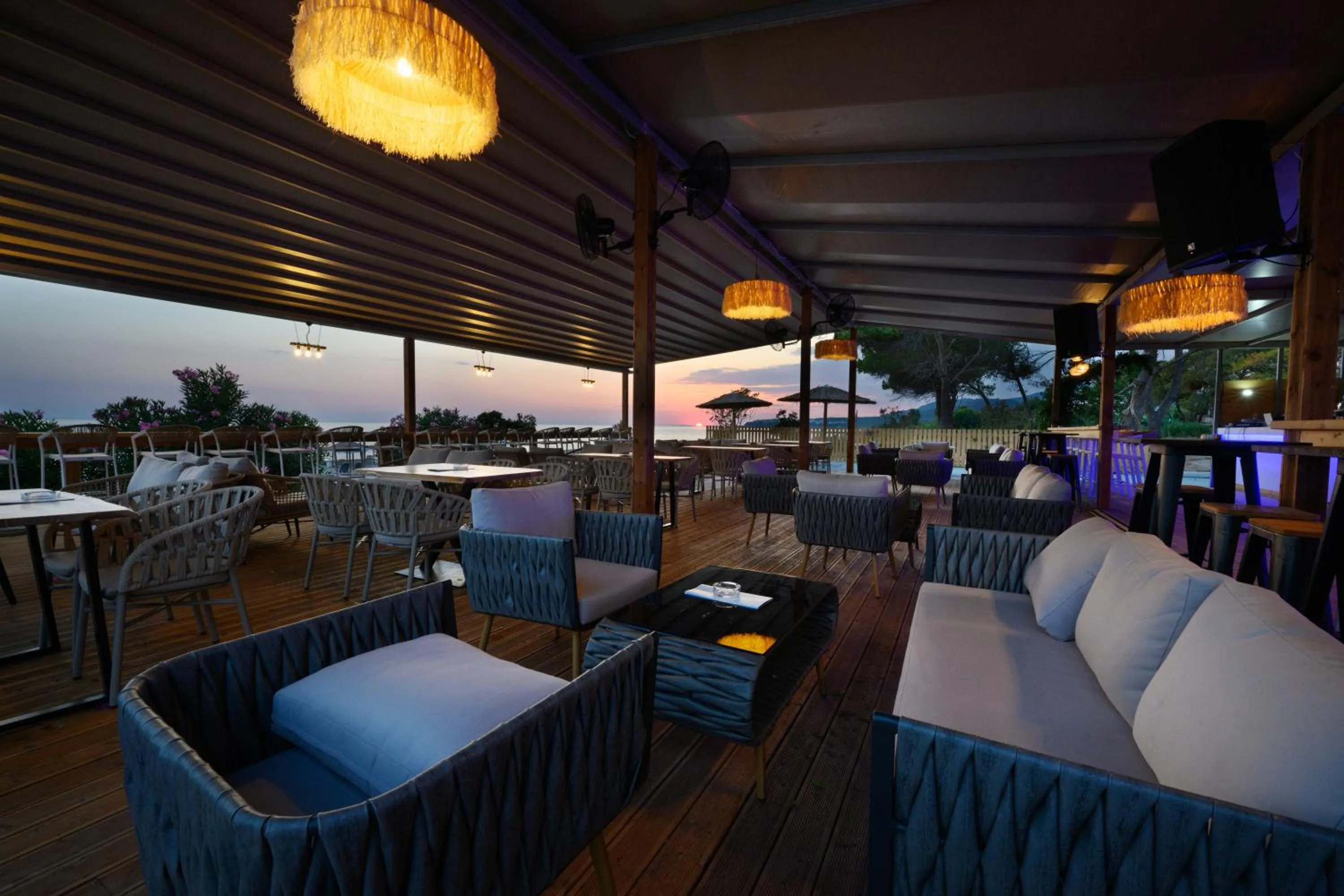 Seating area in Ninos Grand Beach Resort