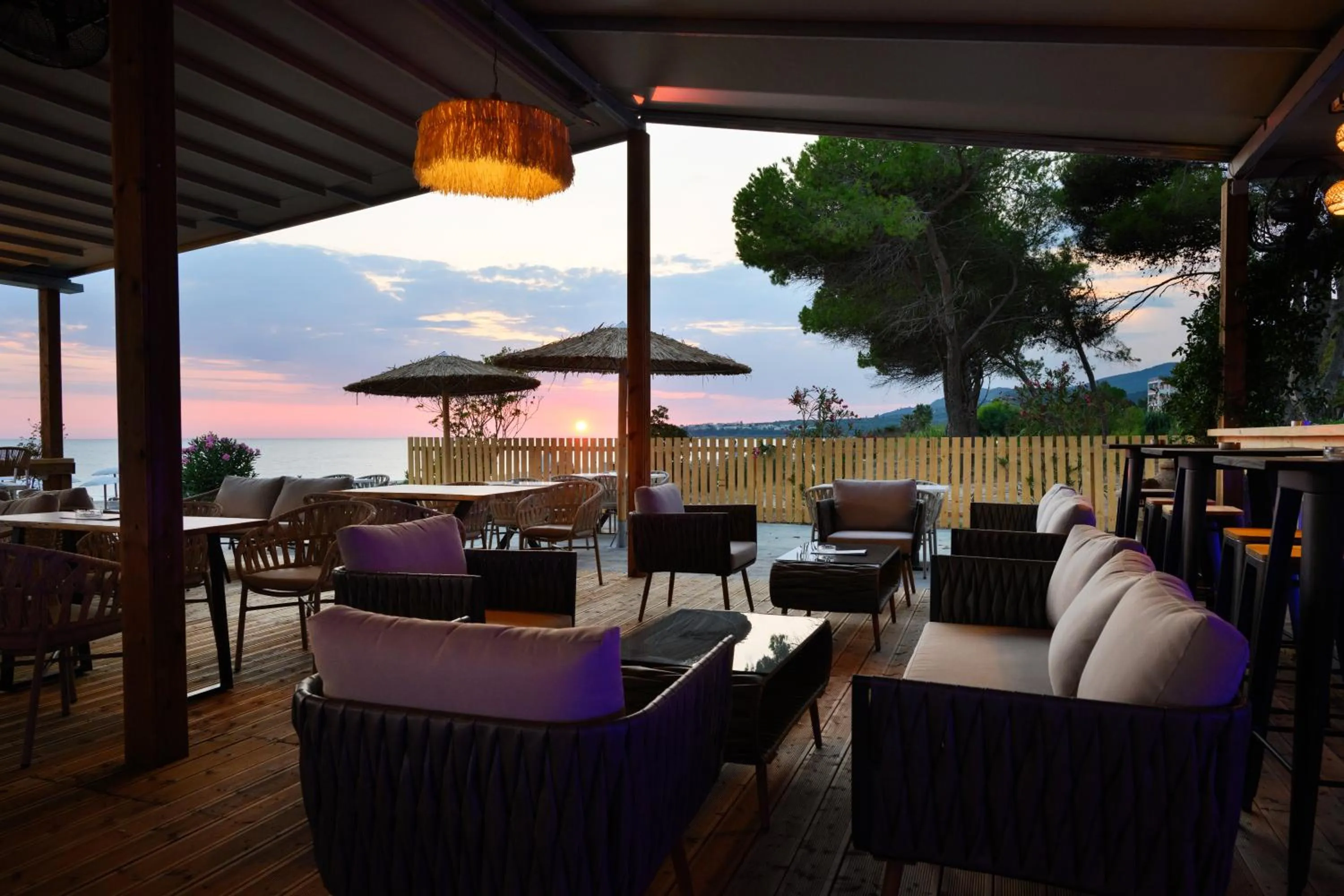 Seating area in Ninos Grand Beach Resort