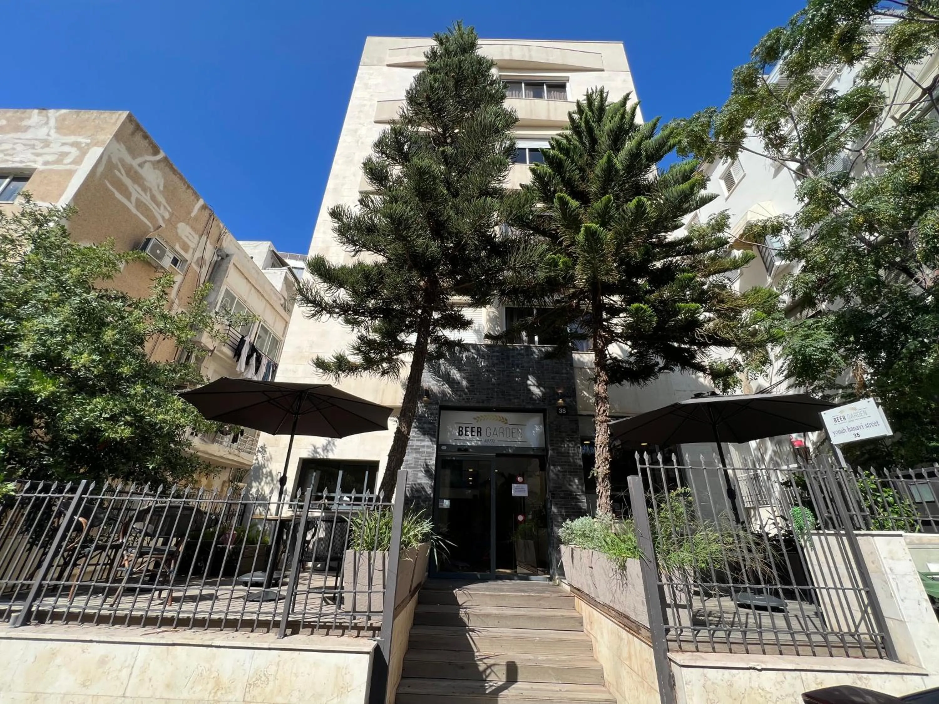 Property Building in Beer Garden Hotel