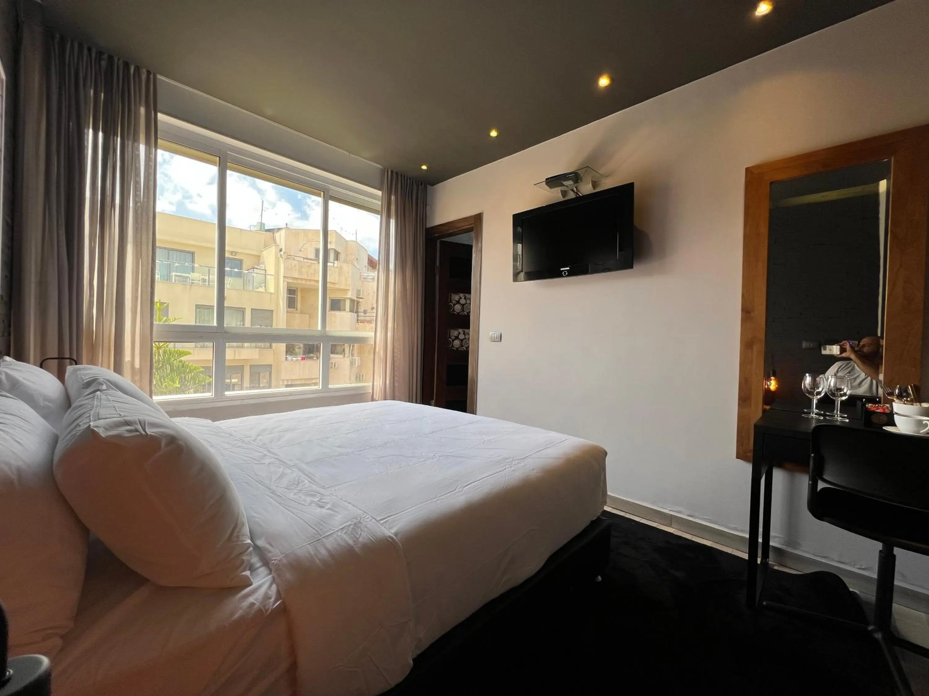 TV/Entertainment Center in Beer Garden Hotel