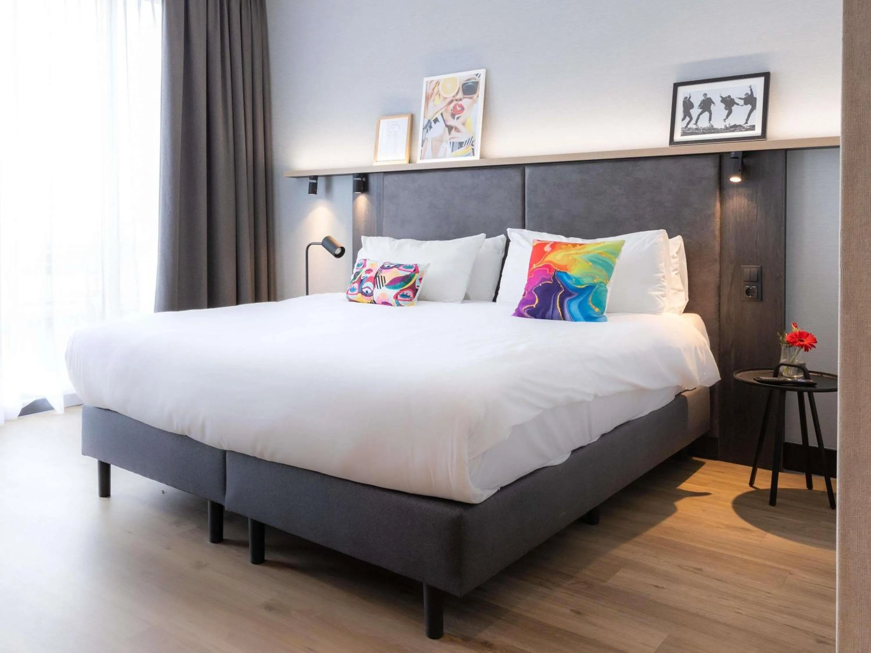 Bedroom, Bed in ibis Styles Den Haag Scheveningen