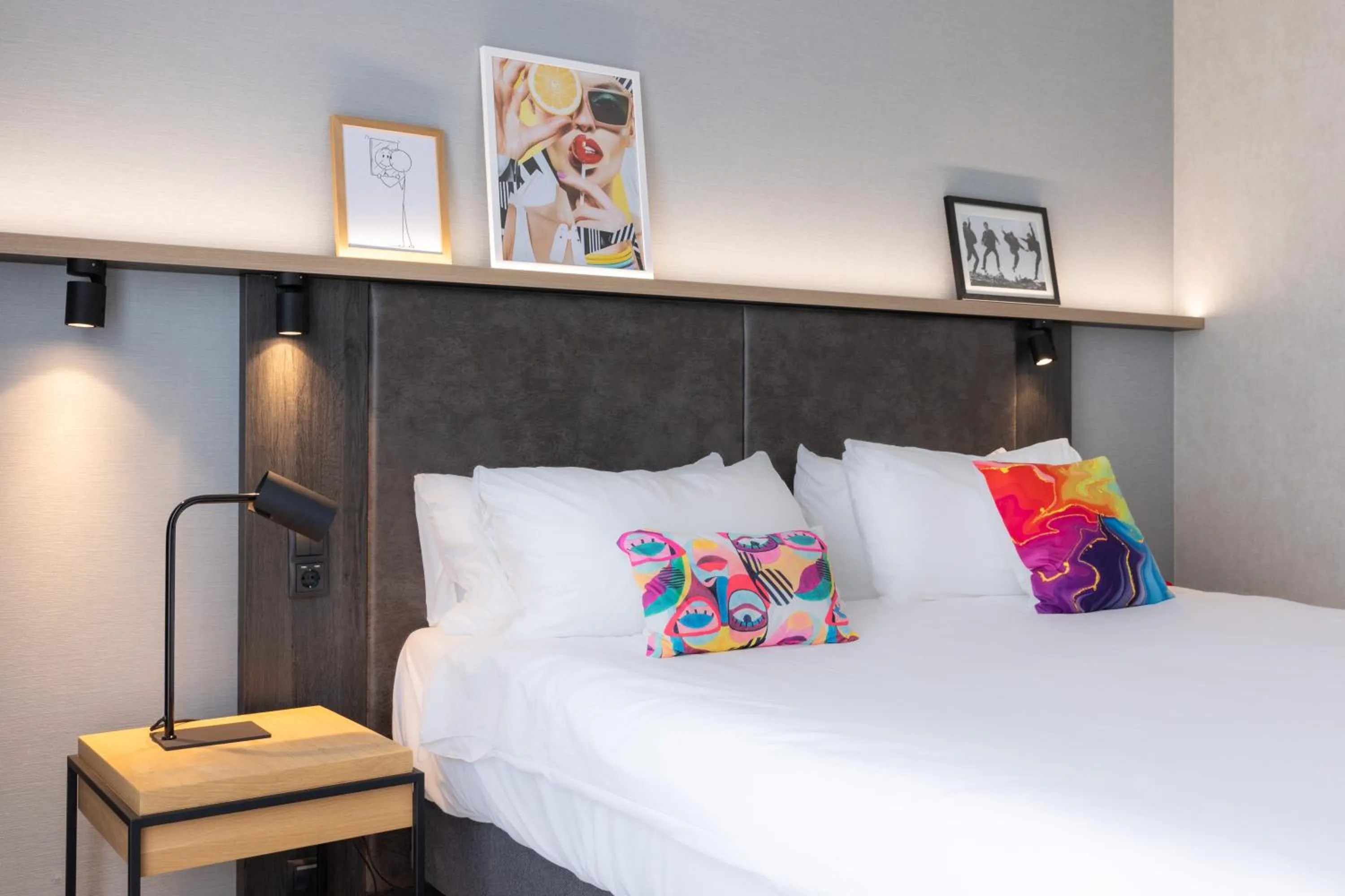 Bedroom, Bed in ibis Styles Den Haag Scheveningen