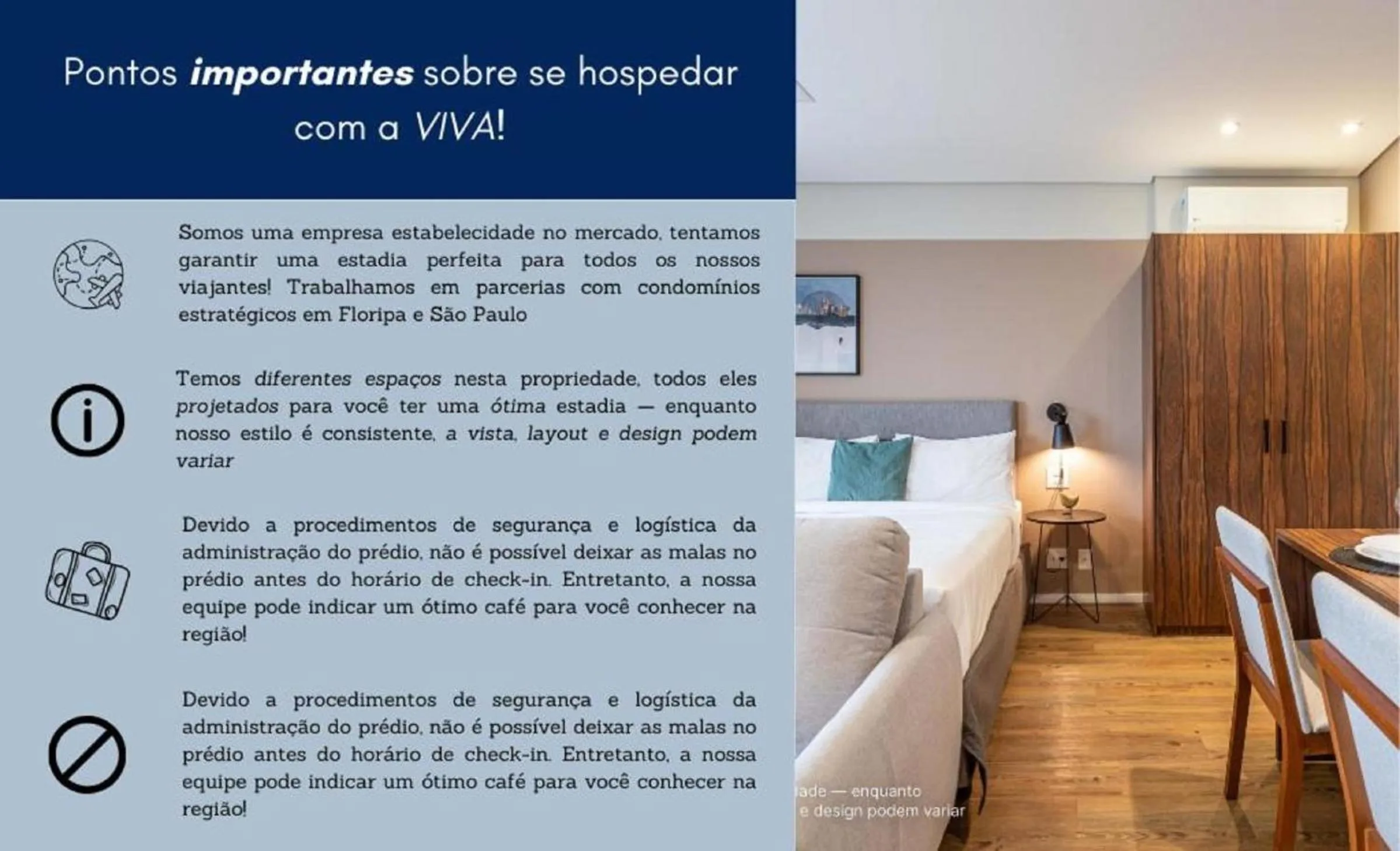 Text overlay, Bed in Next Haddock by Viva - Apartamentos próximos ao MASP e a metros da Estação Consolação e Avenida Paulista