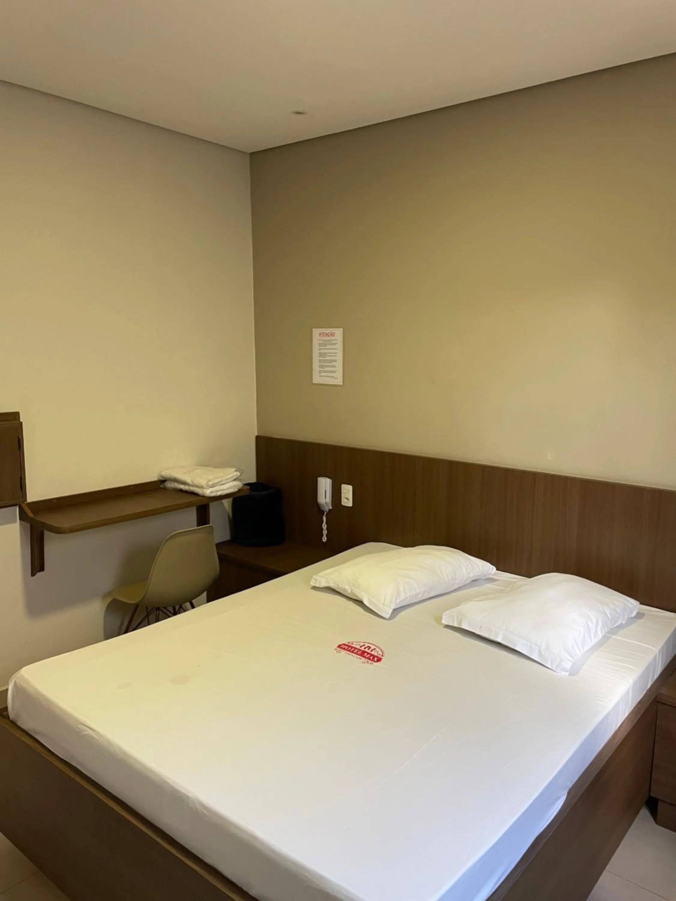 Bed in Hotel Max Tatuapé
