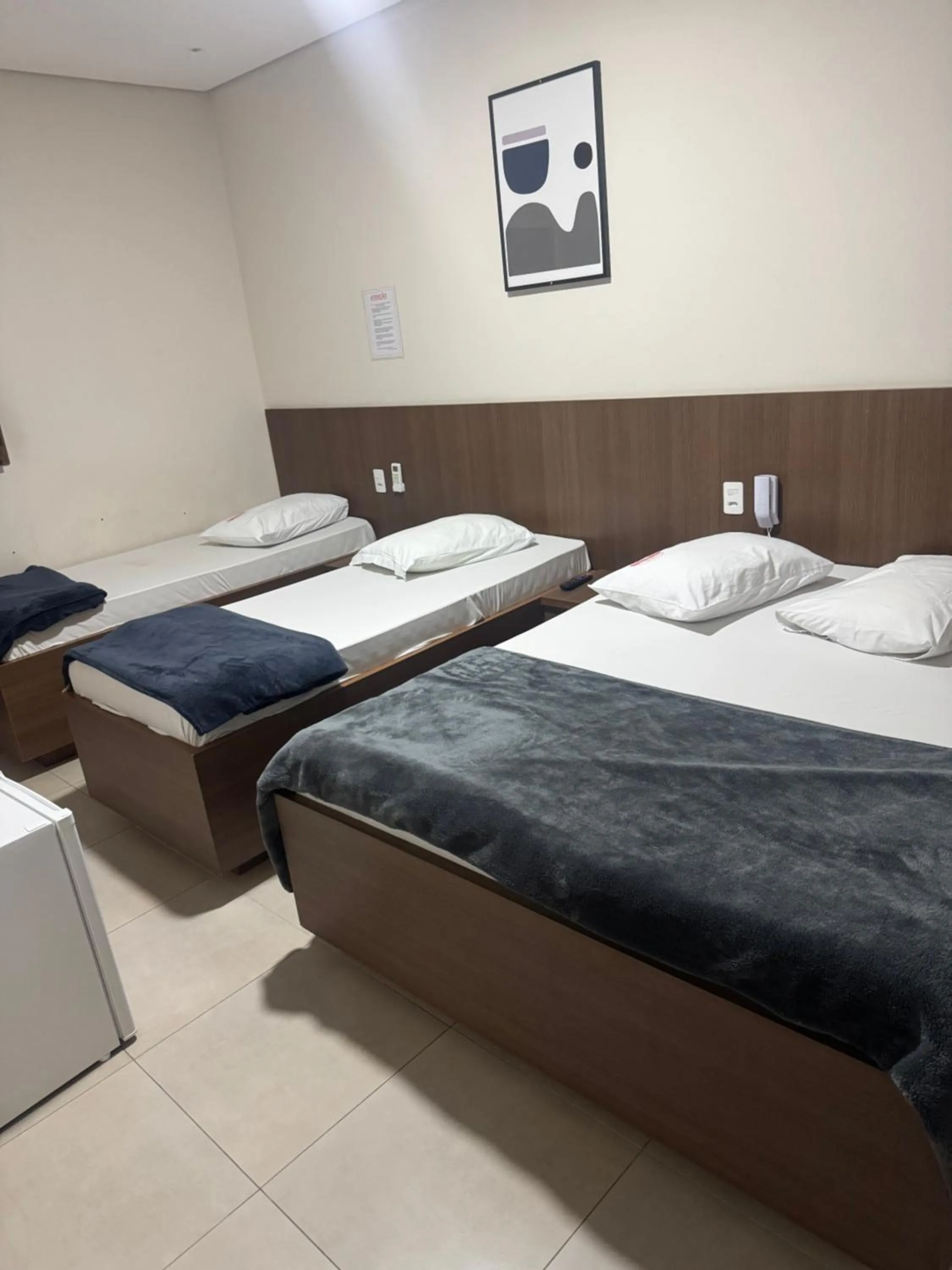 Bed in Hotel Max Tatuapé