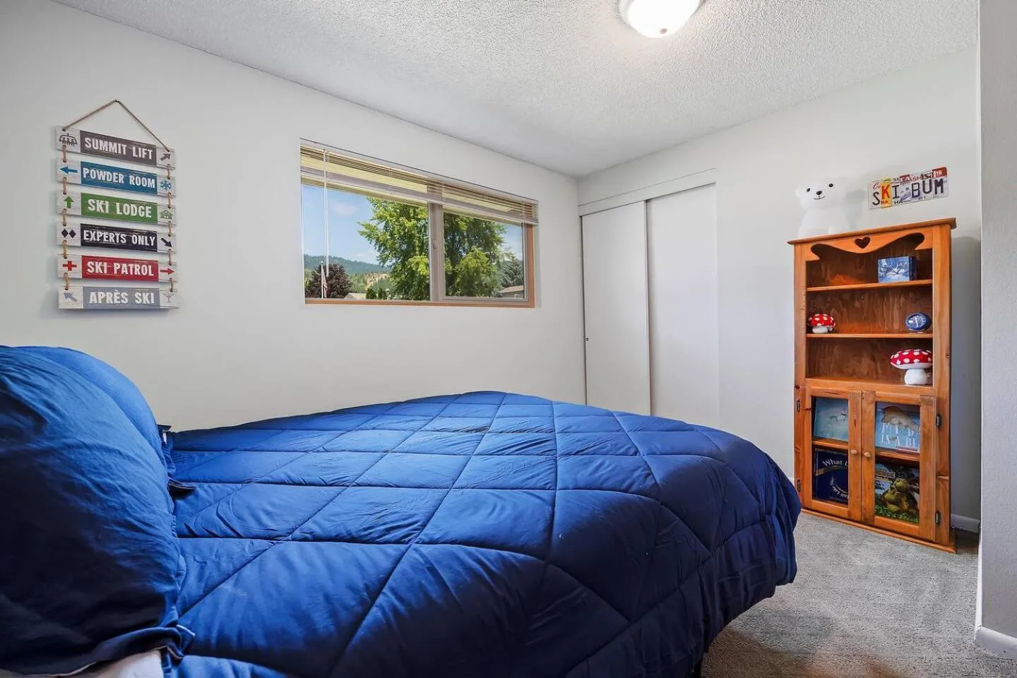 Bed in The Brick House, Kellogg ID