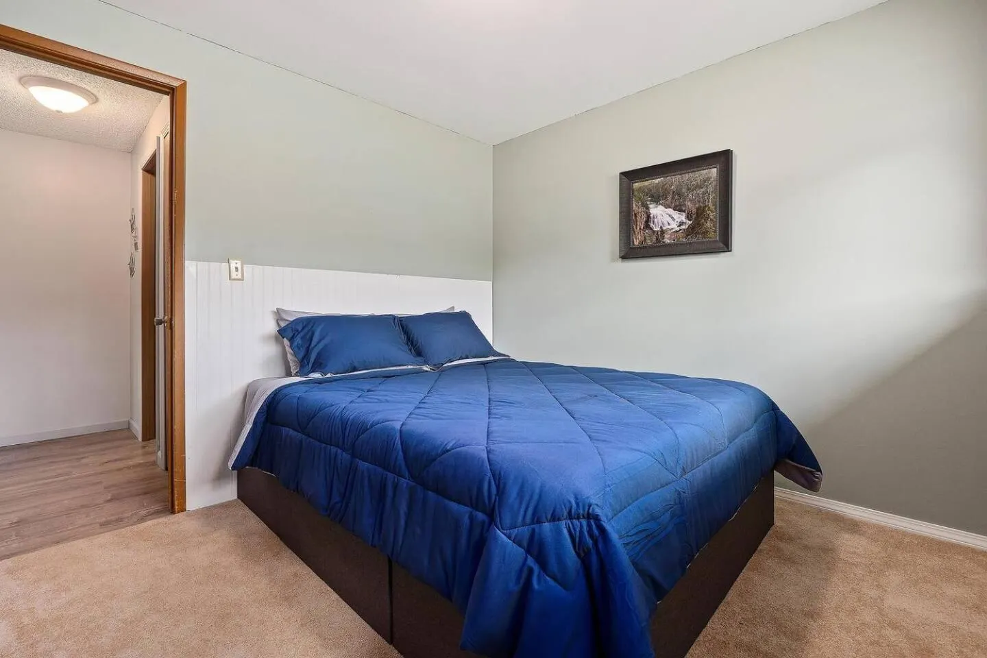 Bed in The Brick House, Kellogg ID