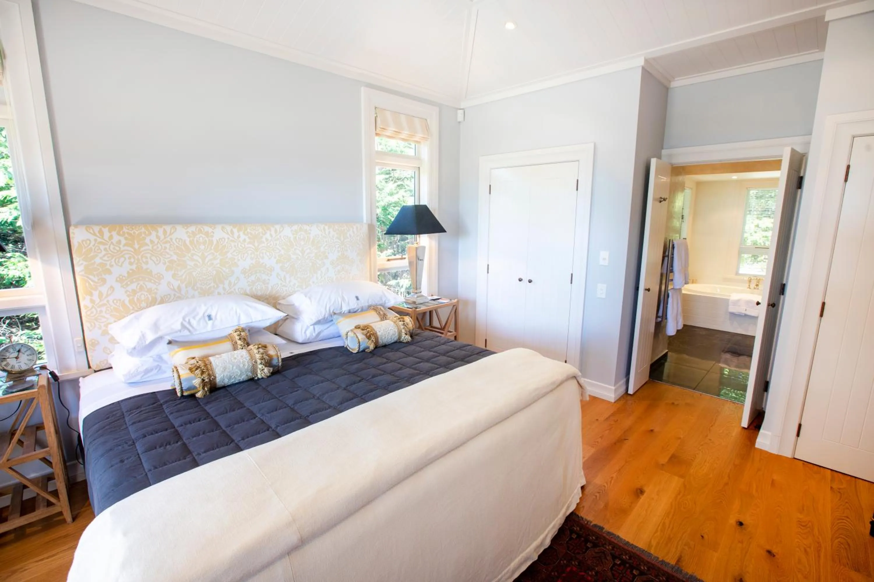 Bed in Pihopa Retreat