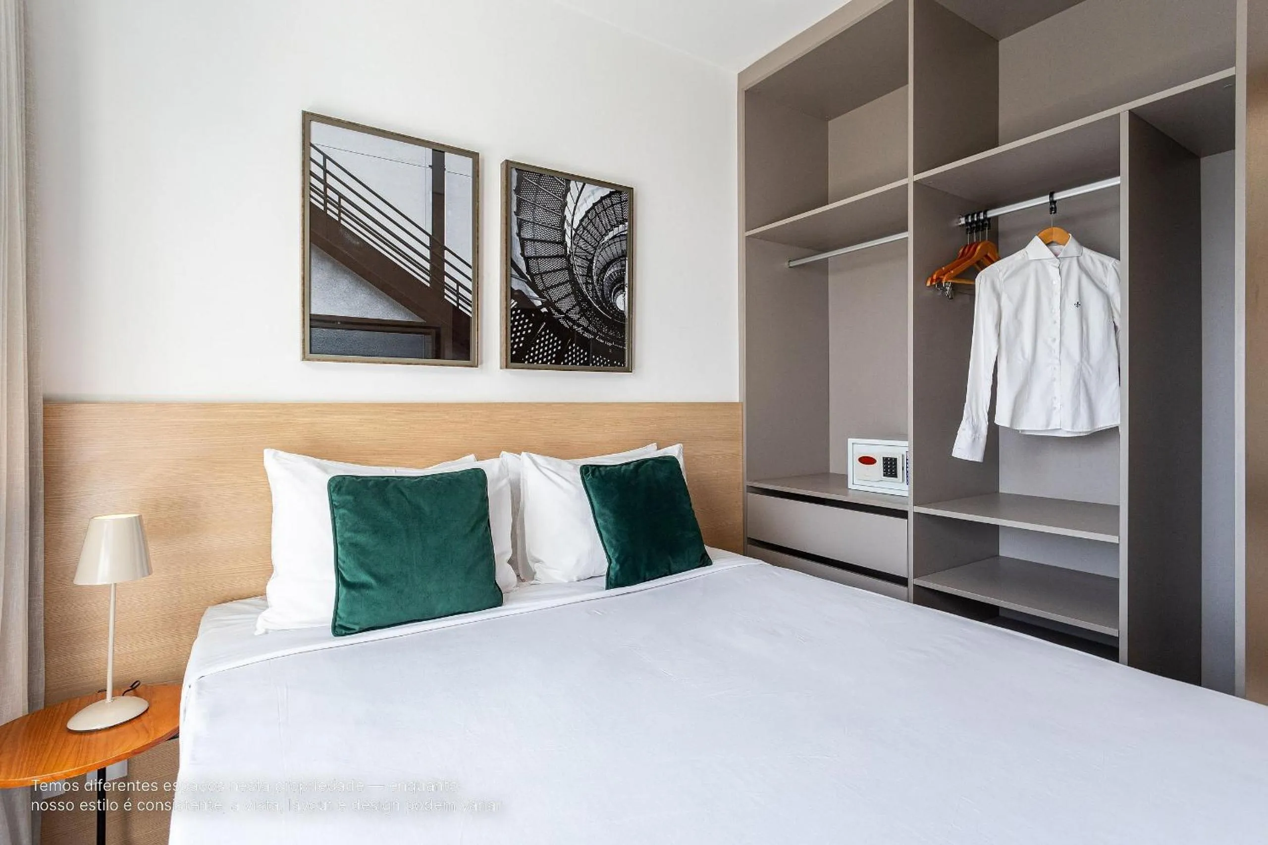 Bed in Homelike by Viva - Apartamentos completos em Pinheiros a uma quadra da Faria Lima