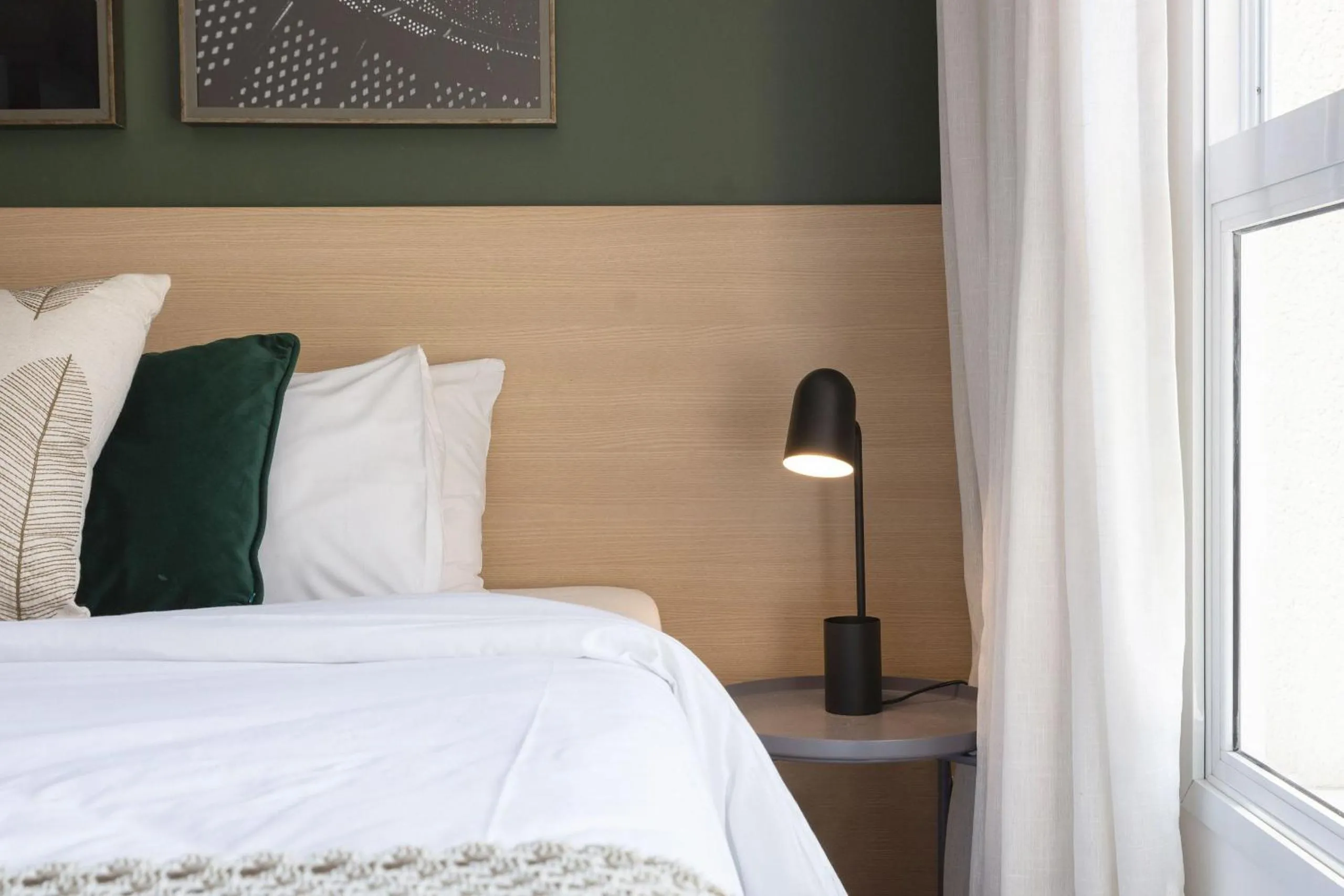 Bed in Homelike by Viva - Apartamentos completos em Pinheiros a uma quadra da Faria Lima