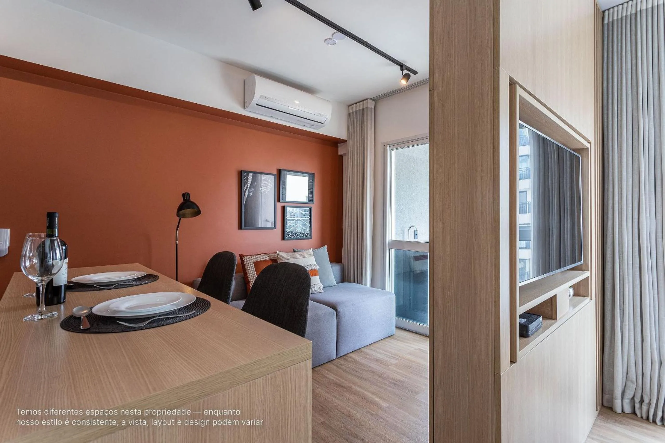 TV and multimedia in Homelike by Viva - Apartamentos completos em Pinheiros a uma quadra da Faria Lima