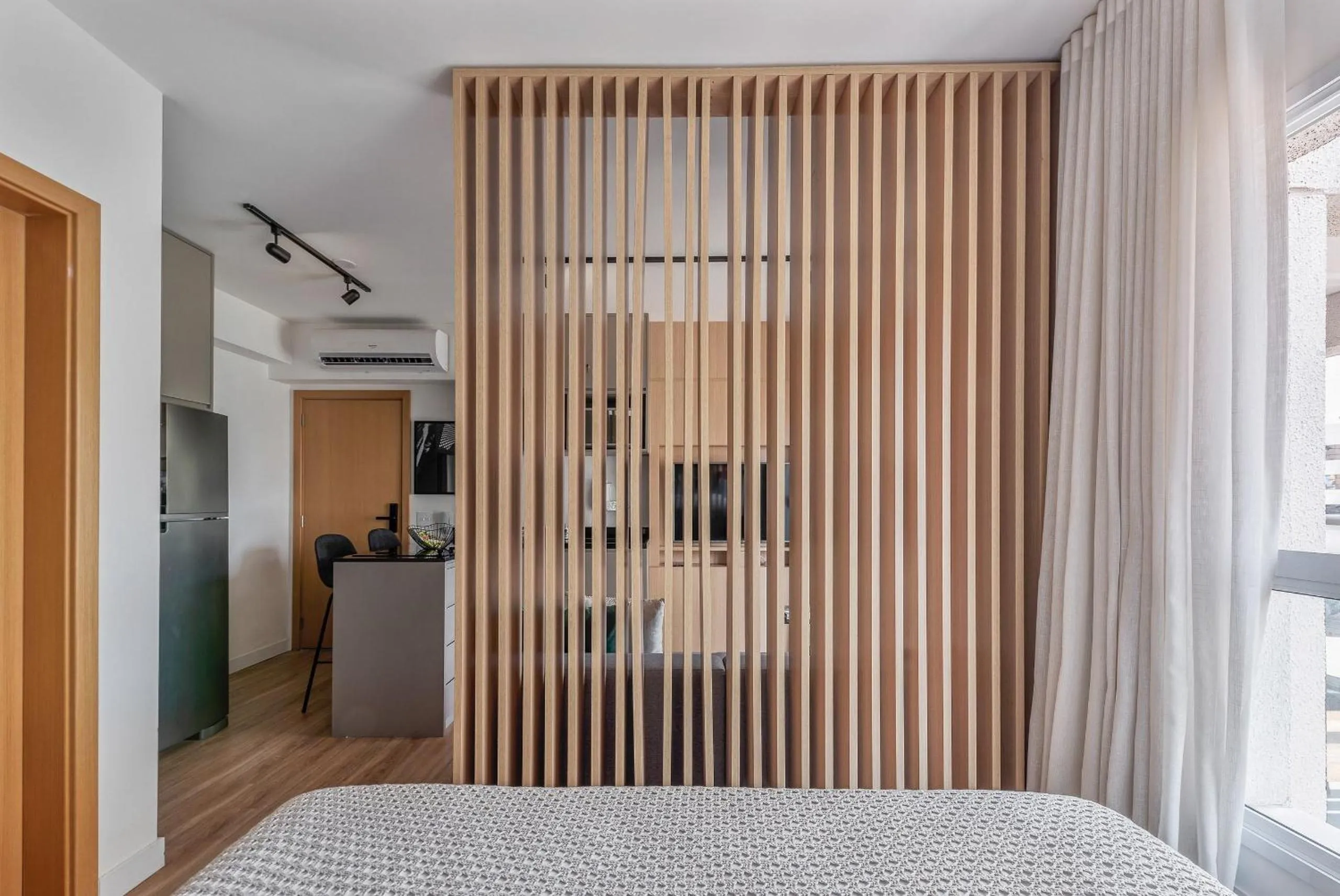 Photo of the whole room, Bed in Homelike by Viva - Apartamentos completos em Pinheiros a uma quadra da Faria Lima