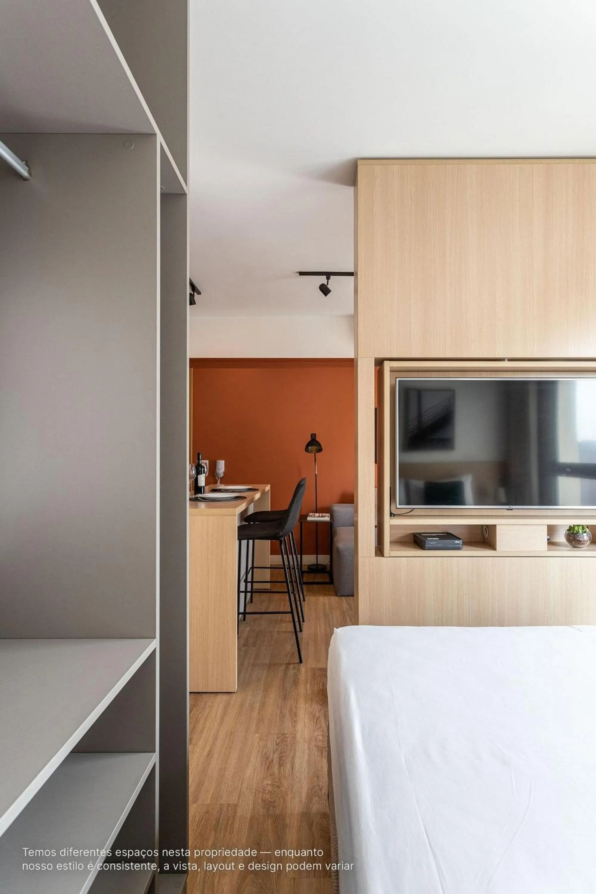 Bed in Homelike by Viva - Apartamentos completos em Pinheiros a uma quadra da Faria Lima