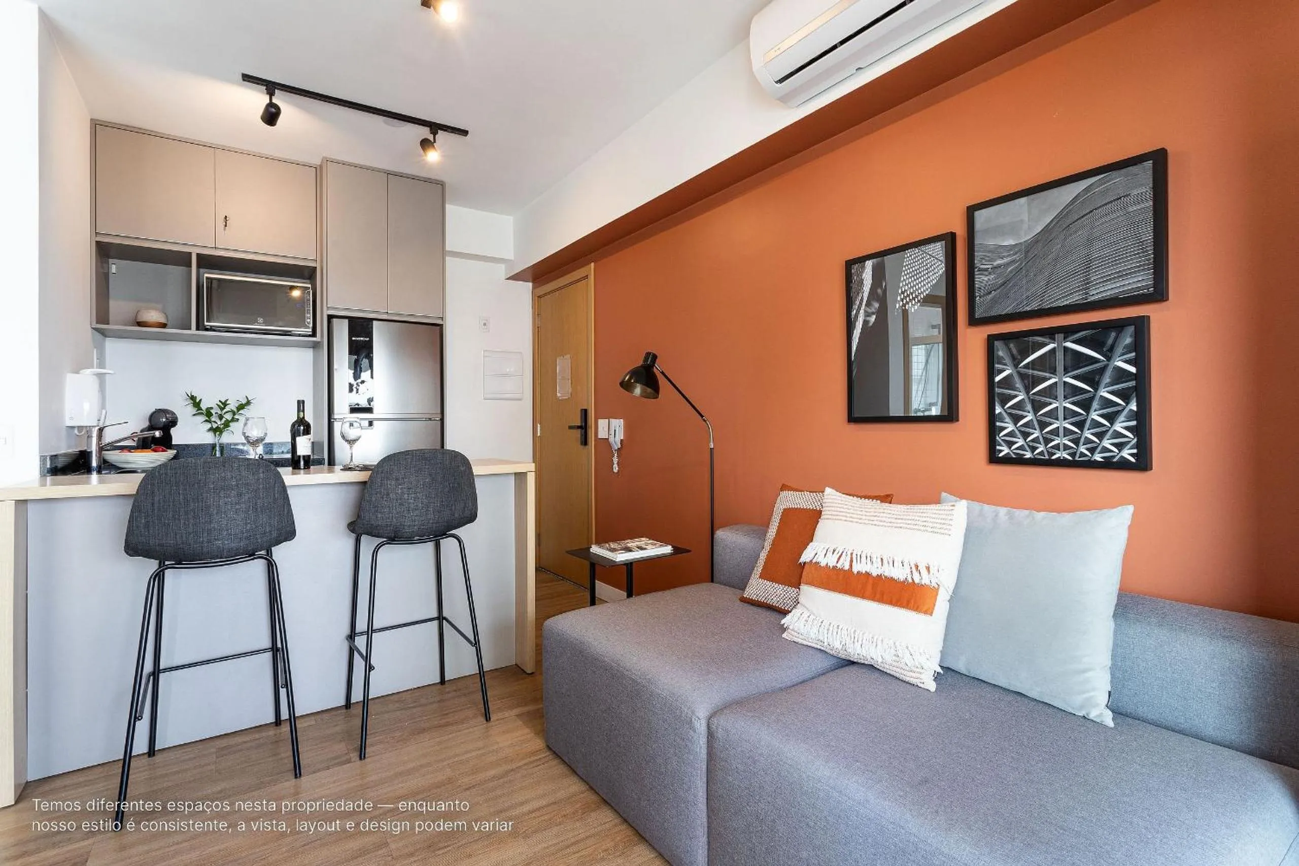 Kitchen or kitchenette in Homelike by Viva - Apartamentos completos em Pinheiros a uma quadra da Faria Lima