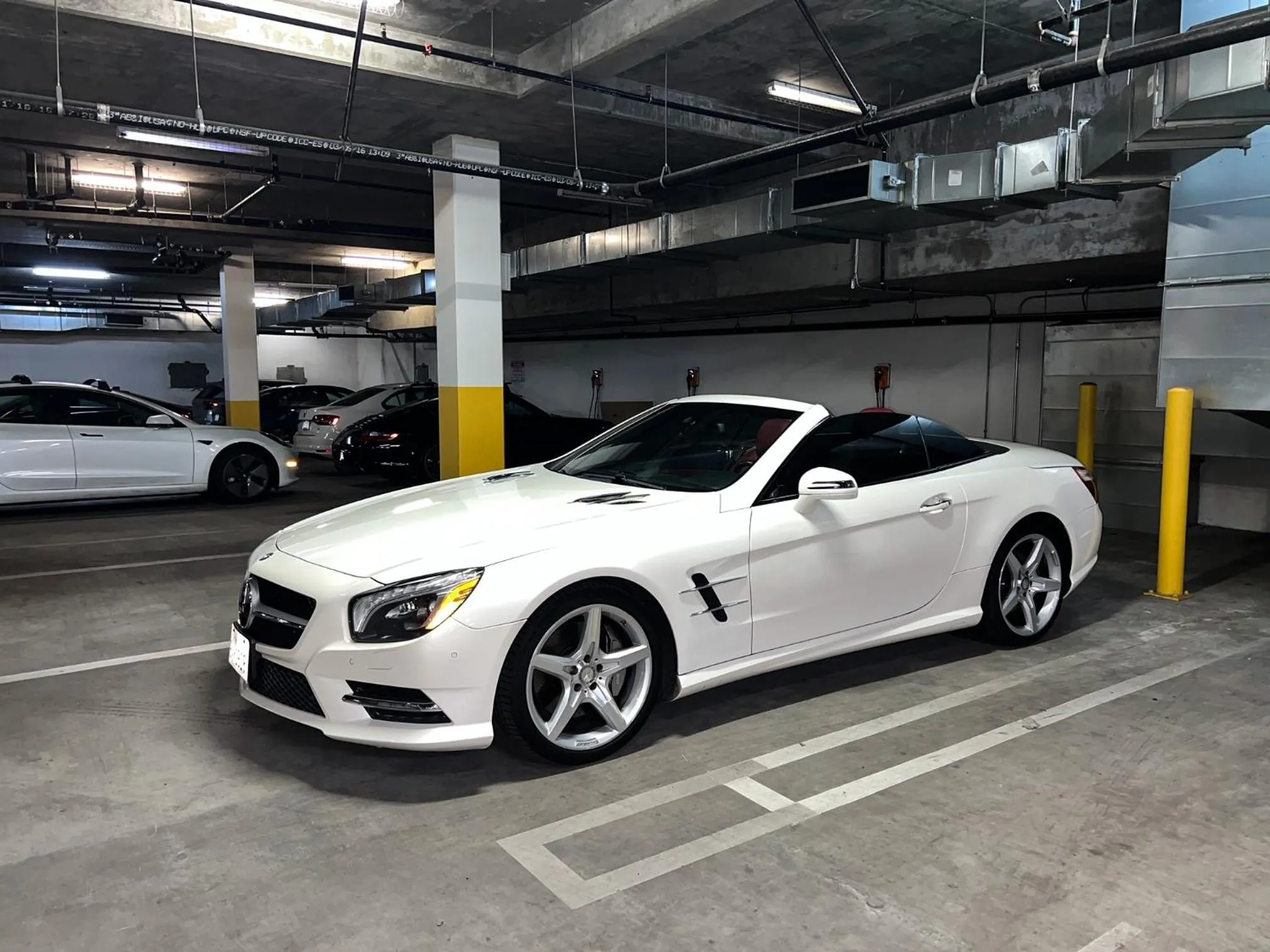 Property building in Downtown Los Angeles Skyline balcony view Modern Penthouse