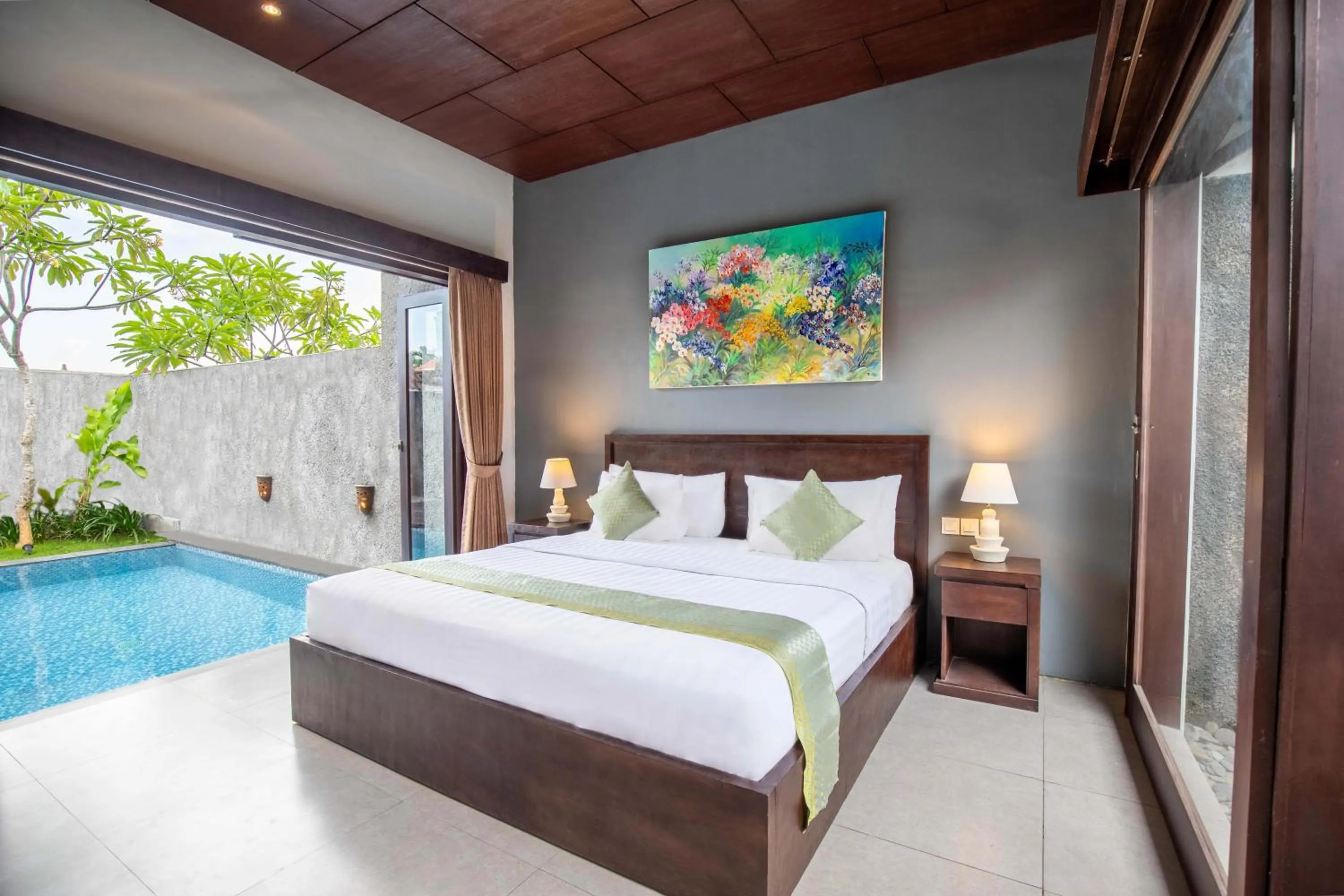 Bed in ME Villa Pererenan