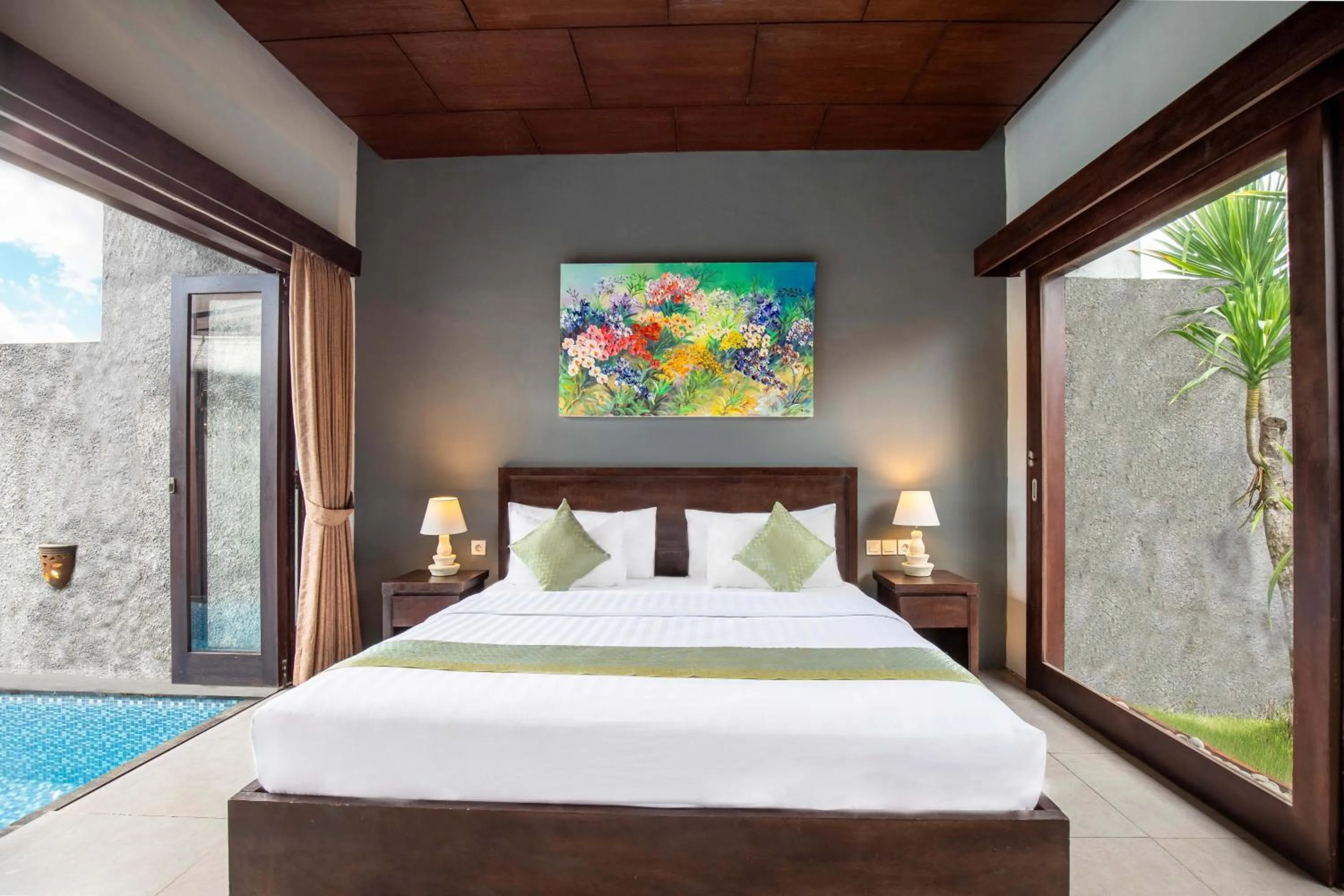 Bed in ME Villa Pererenan