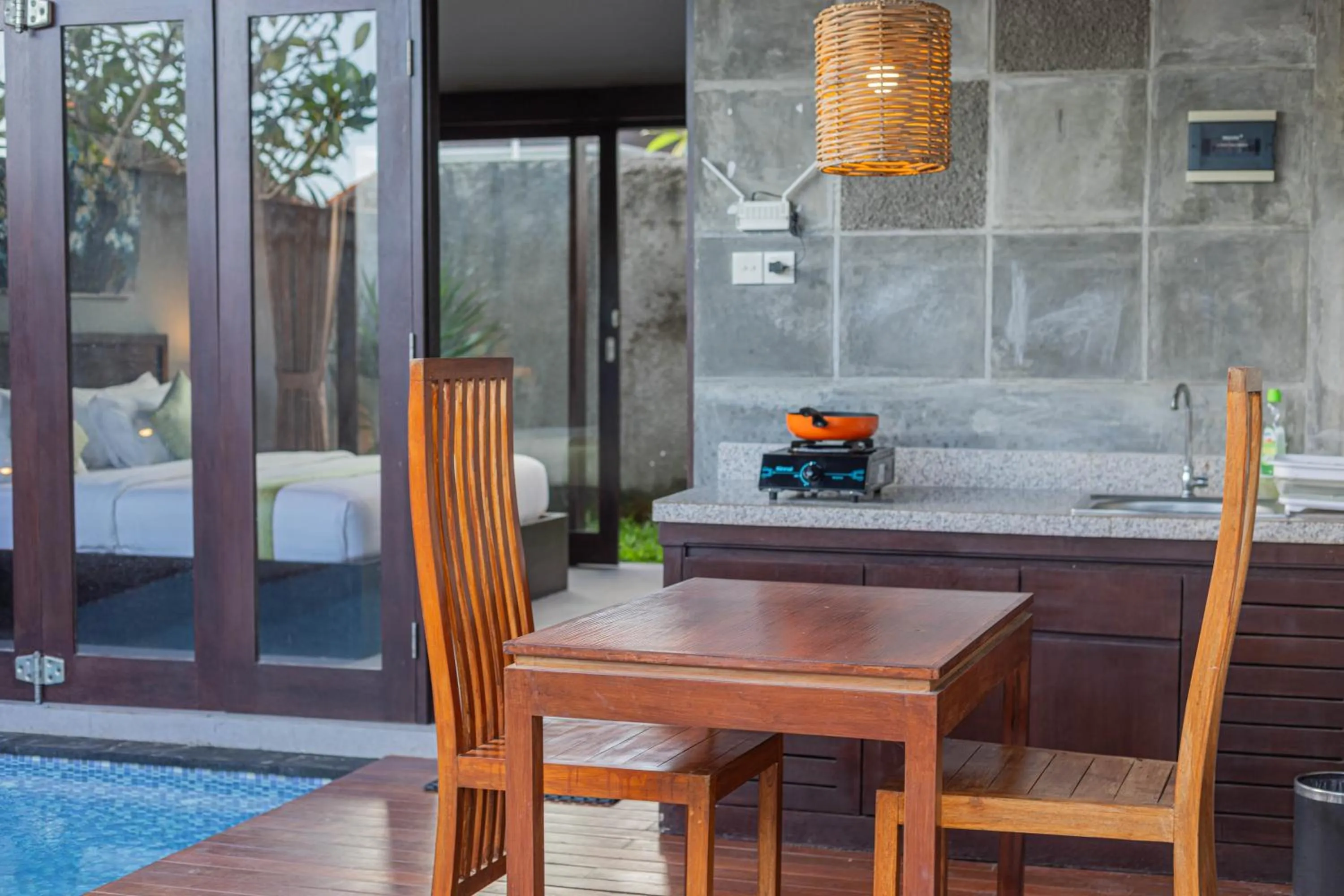 Balcony/Terrace in ME Villa Pererenan