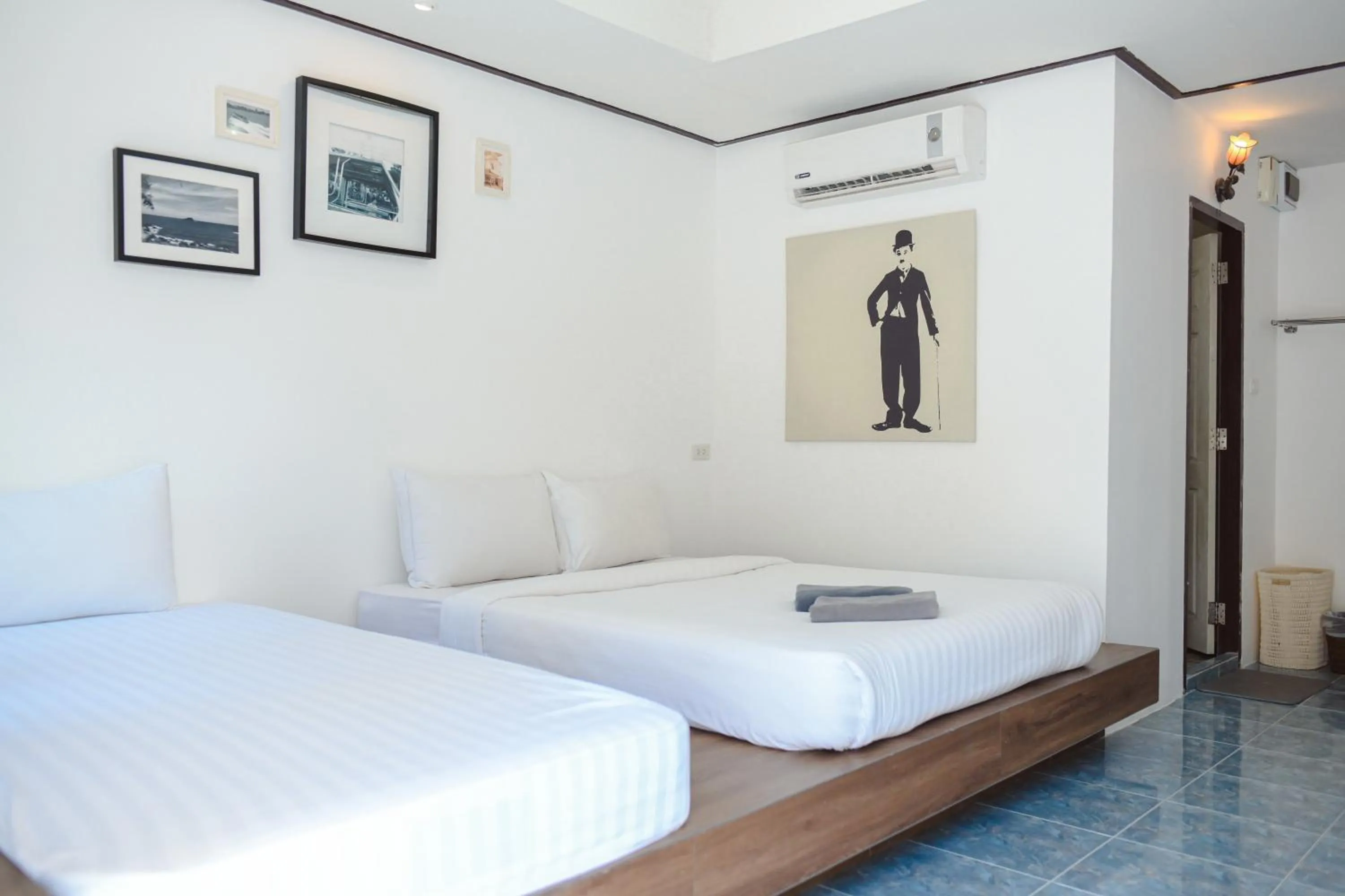 Bed in Sidewalk Boutique Hotel